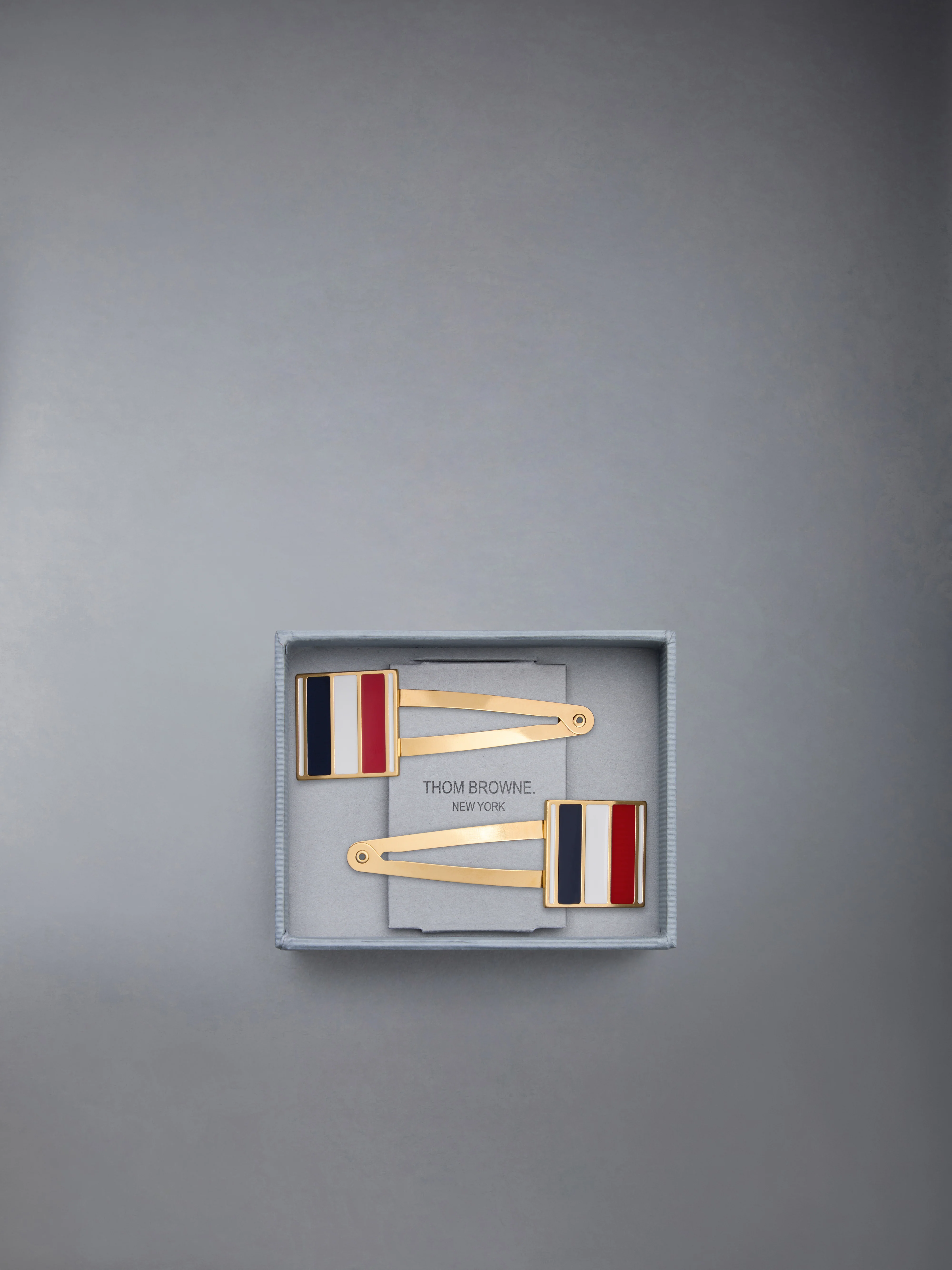 2-PAIR RWB FLAG HAIR CLIPS - Image 4