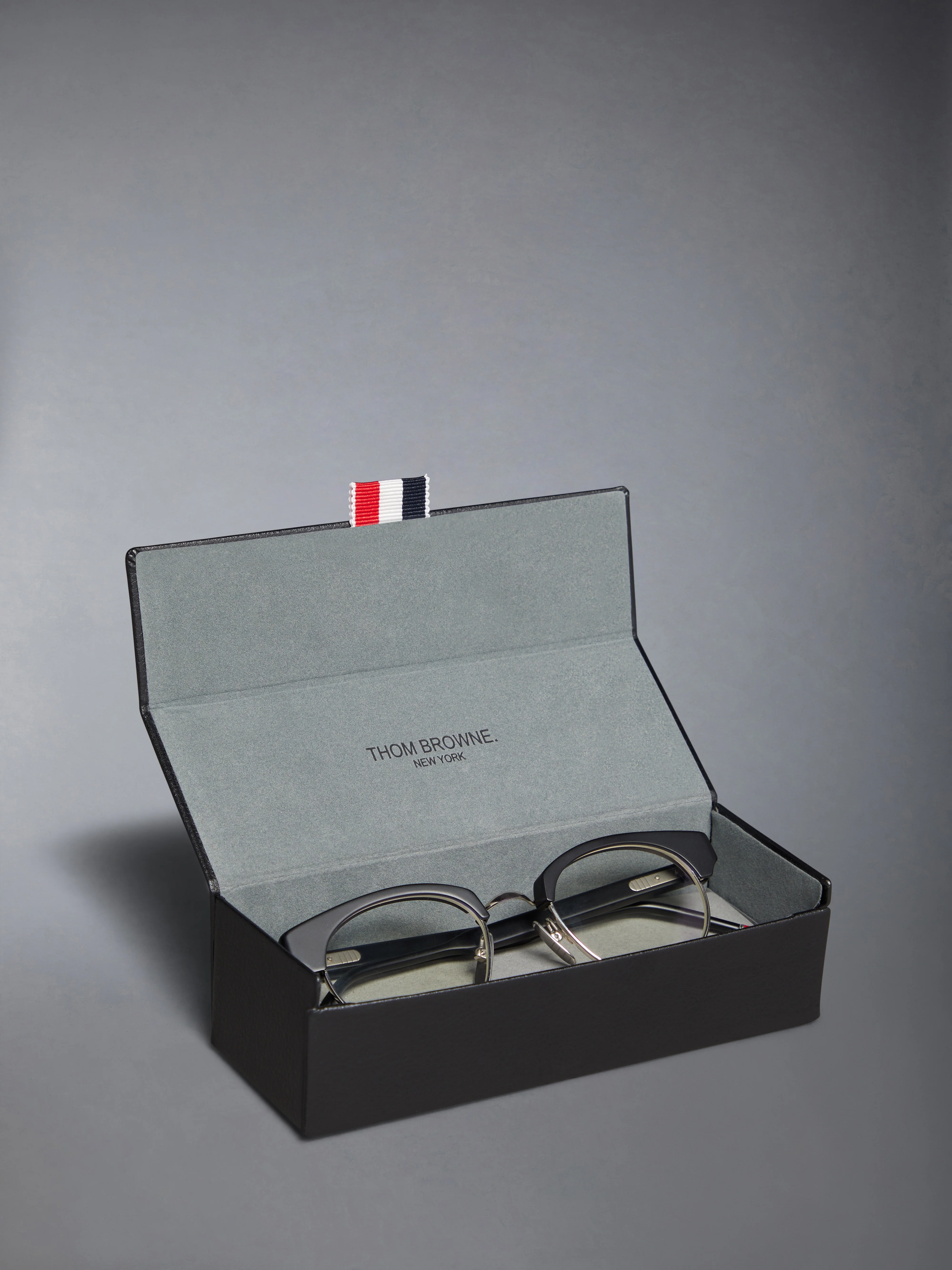 ACETATE AND TITANIUM OVAL EYEGLASSES - Image 8