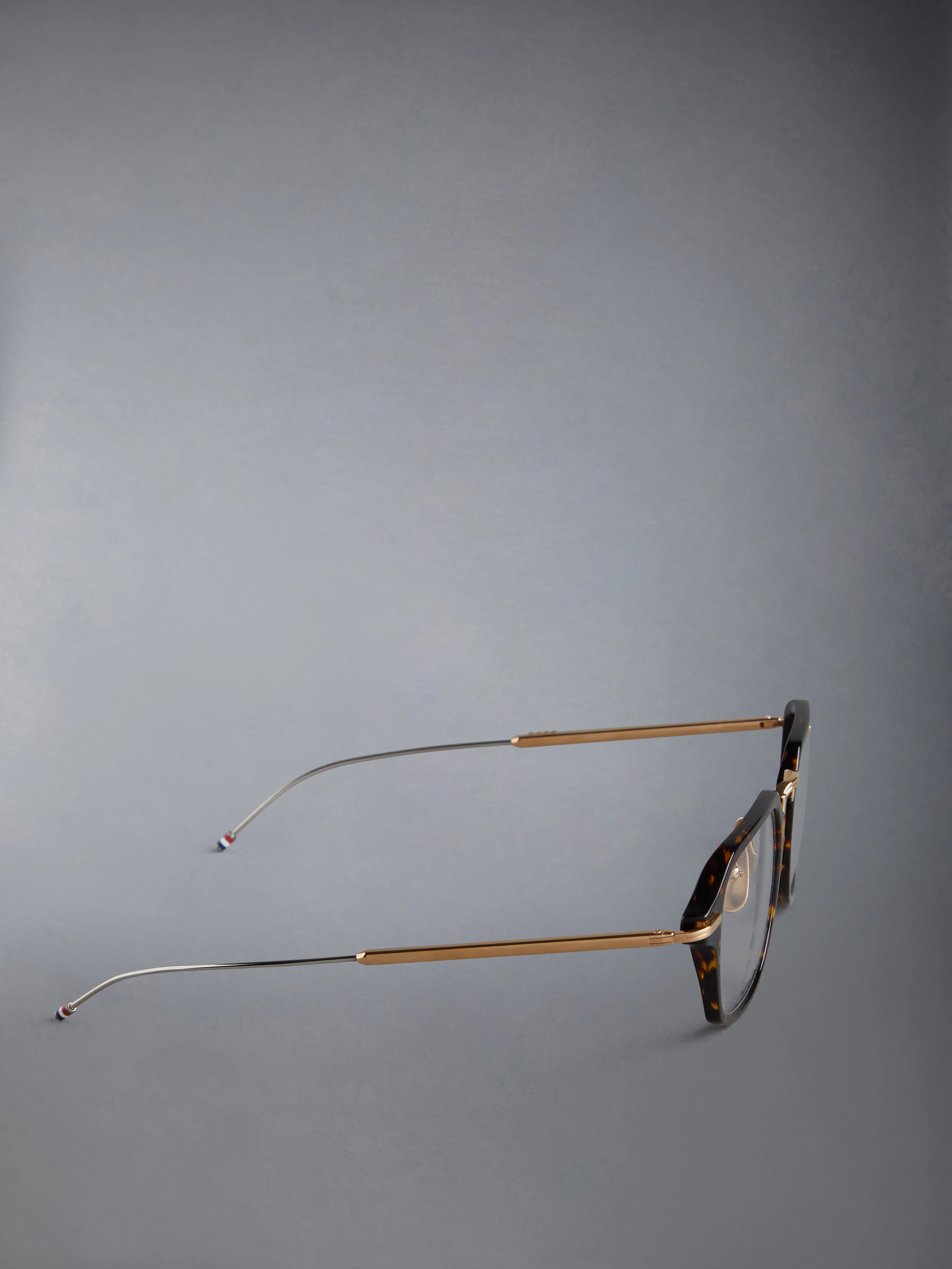 ACETATE AND TITANIUM RECTANGULAR EYEGLASSES - Image 4