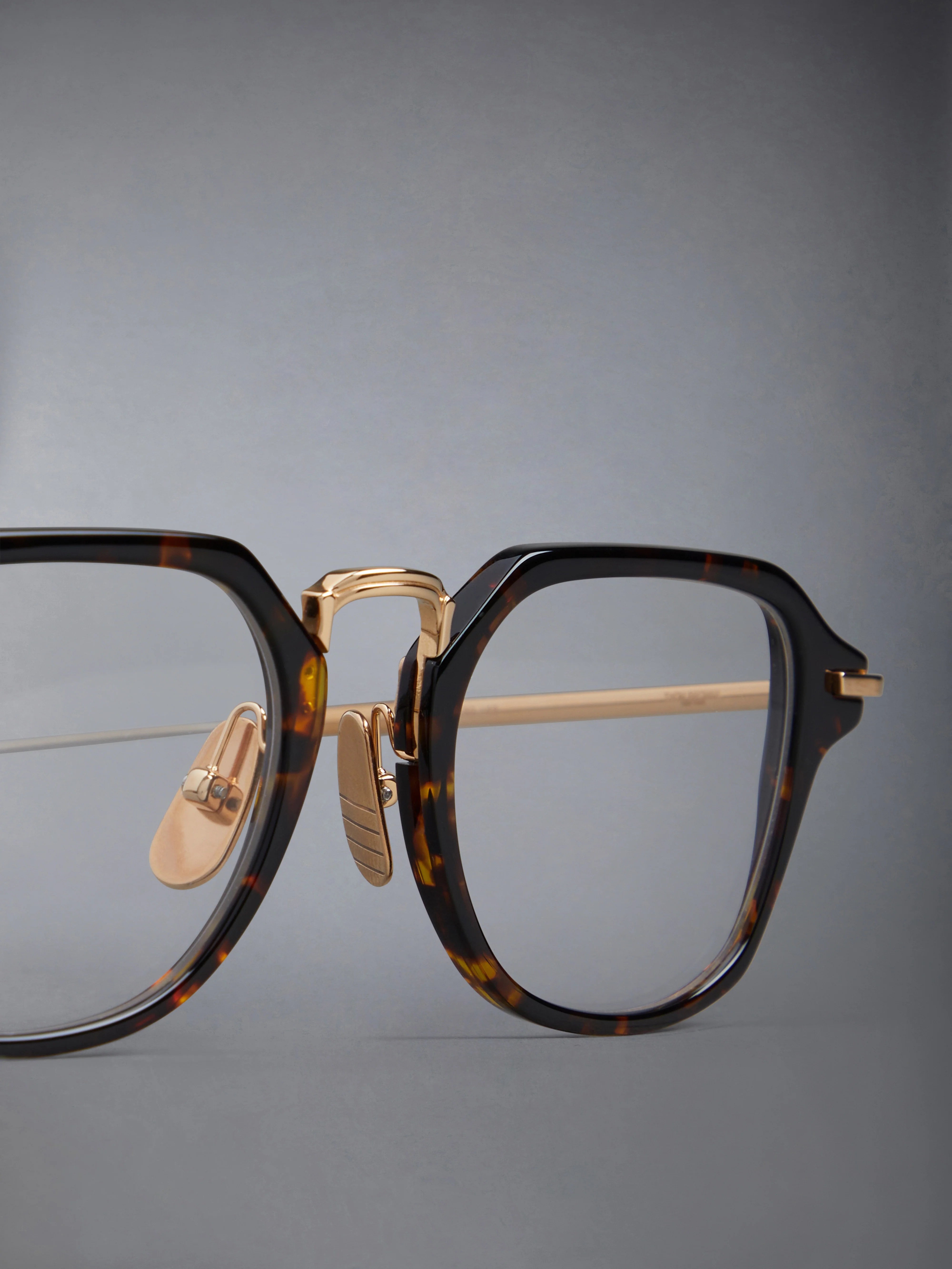 ACETATE AND TITANIUM RECTANGULAR EYEGLASSES - Image 5