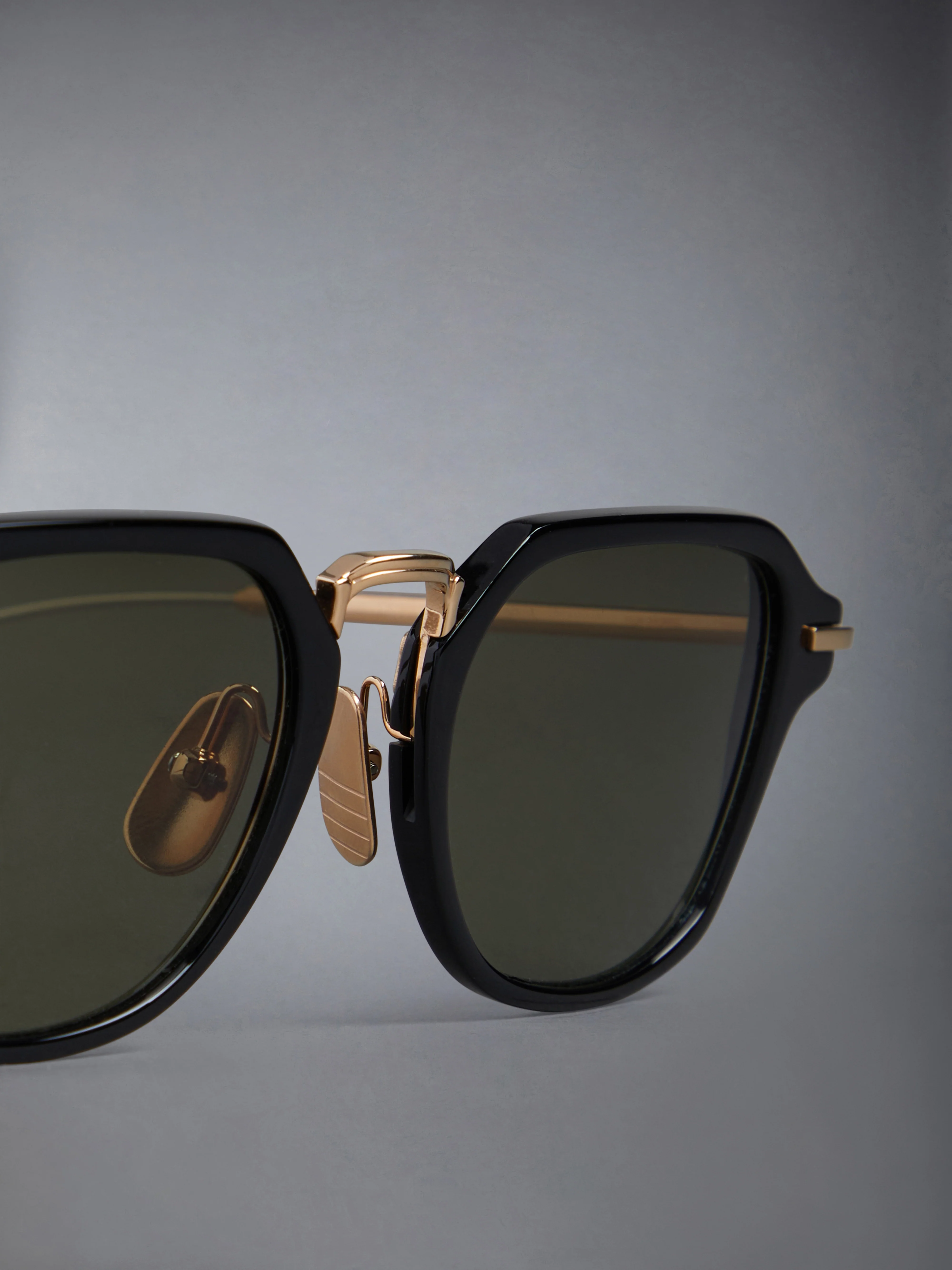 ACETATE AND TITANIUM RECTANGULAR SUNGLASSES - Image 5