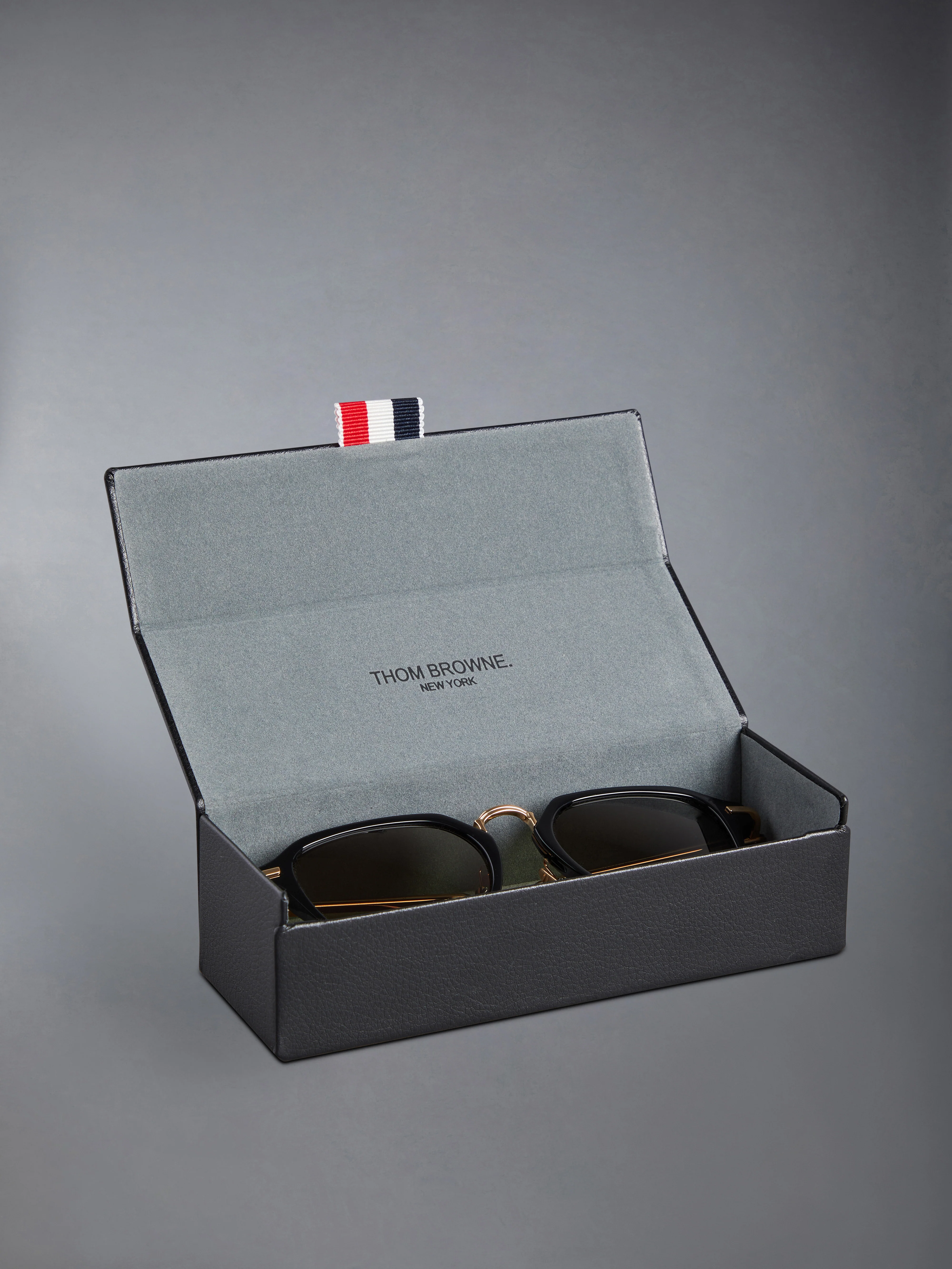 ACETATE AND TITANIUM RECTANGULAR SUNGLASSES - Image 6