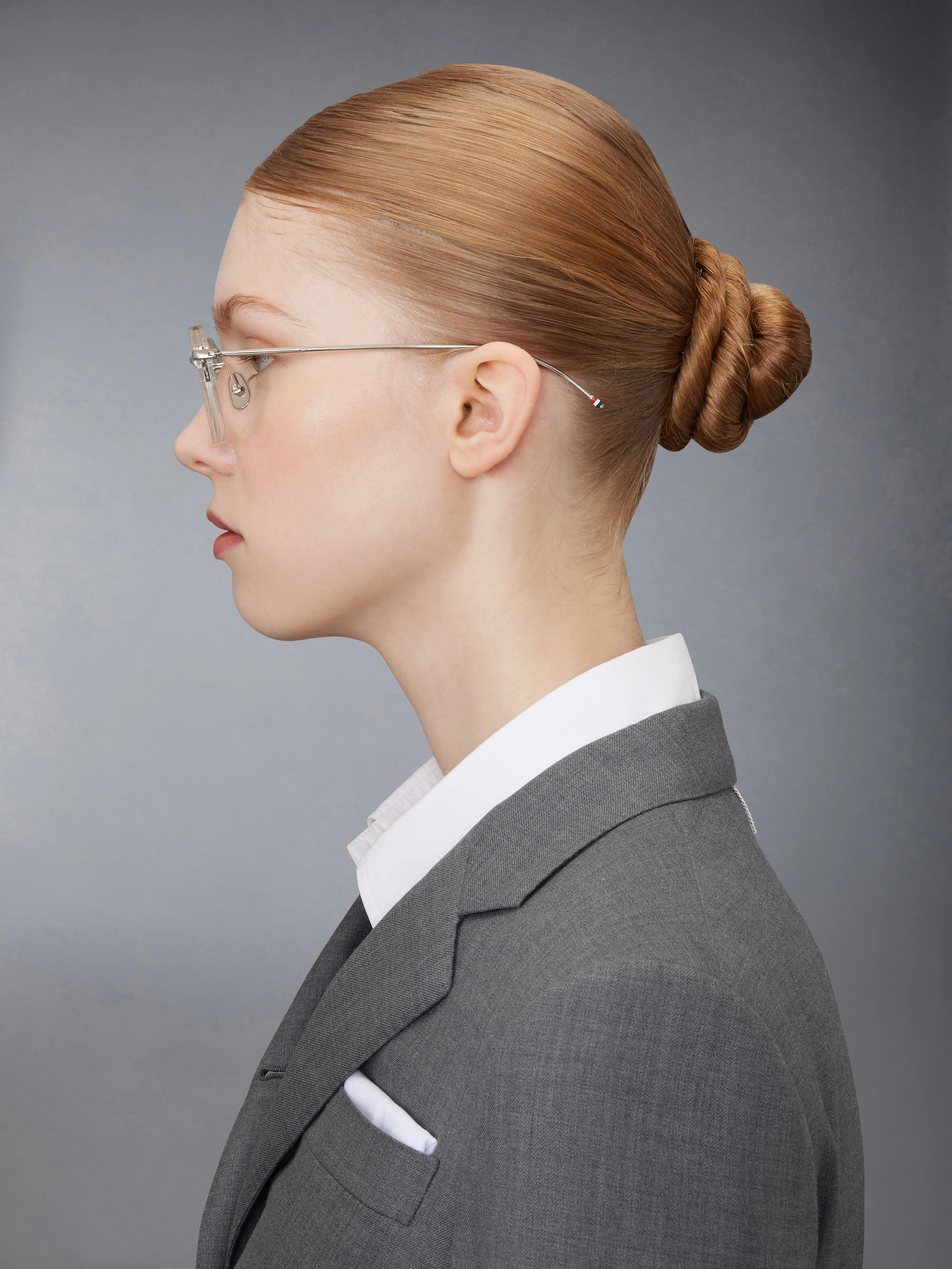 ACETATE AND TITANIUM ROUND EYEGLASSES - Image 4