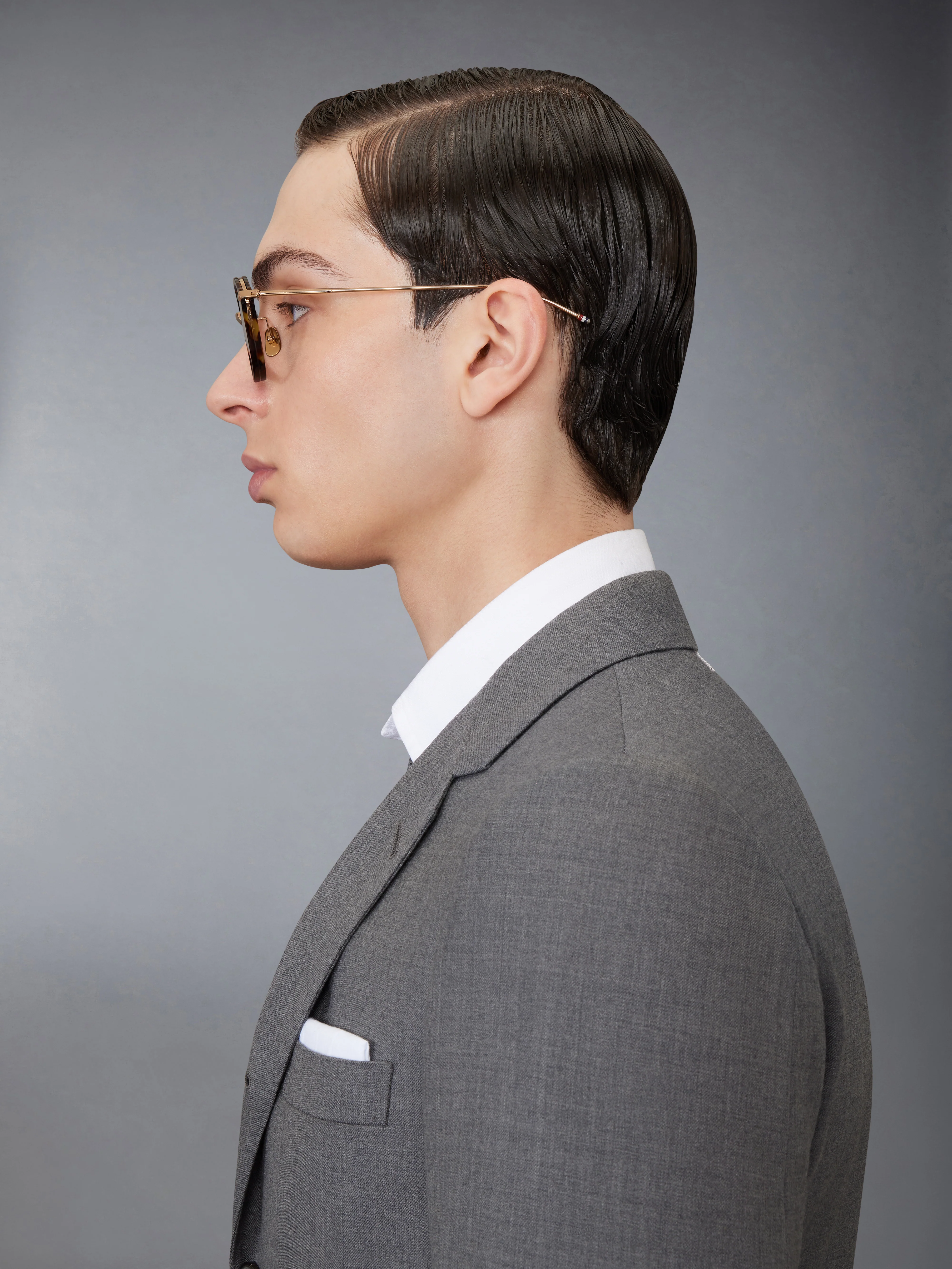 ACETATE AND TITANIUM ROUND EYEGLASSES - Image 5