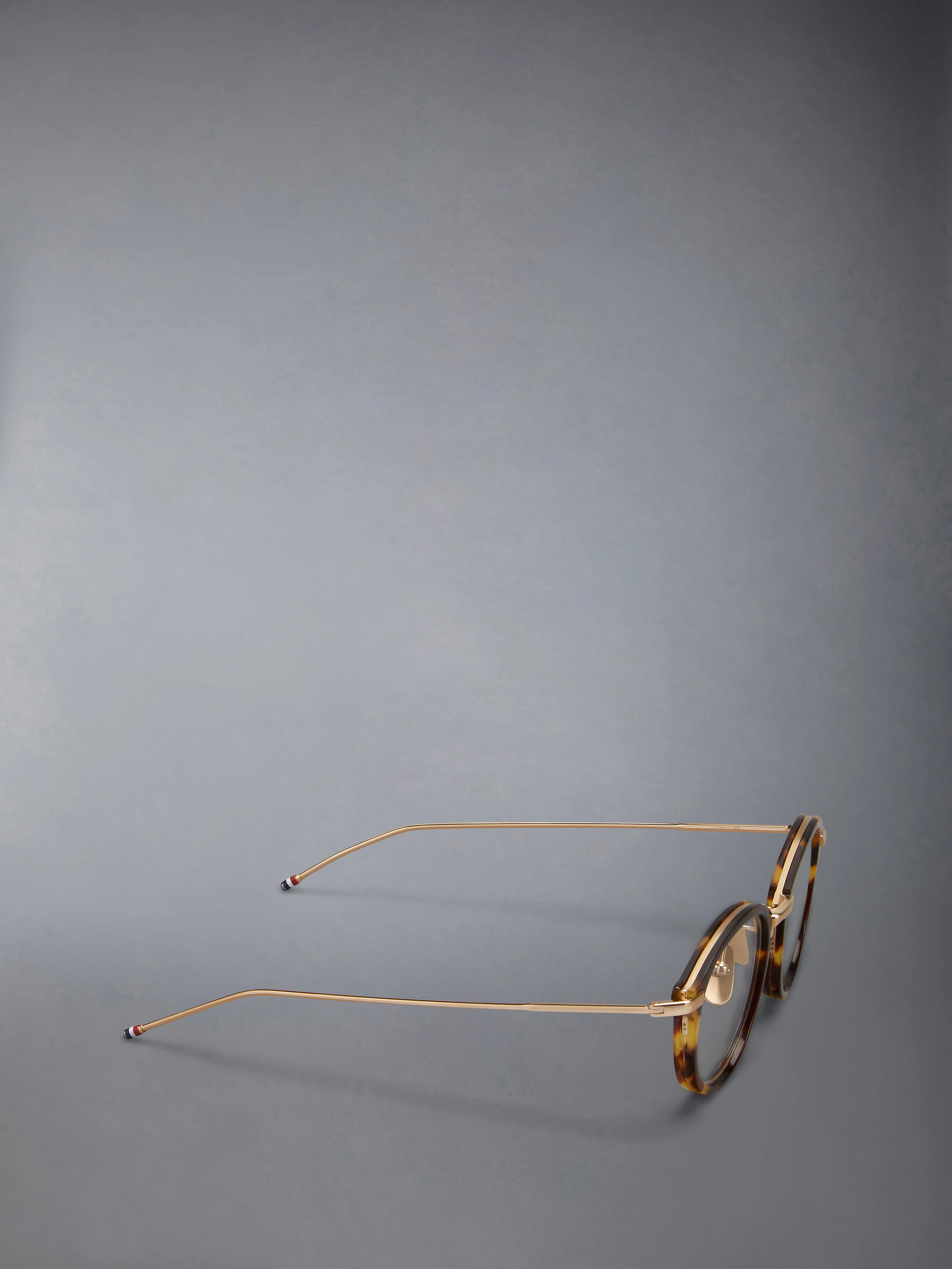 ACETATE AND TITANIUM ROUND EYEGLASSES - Image 6