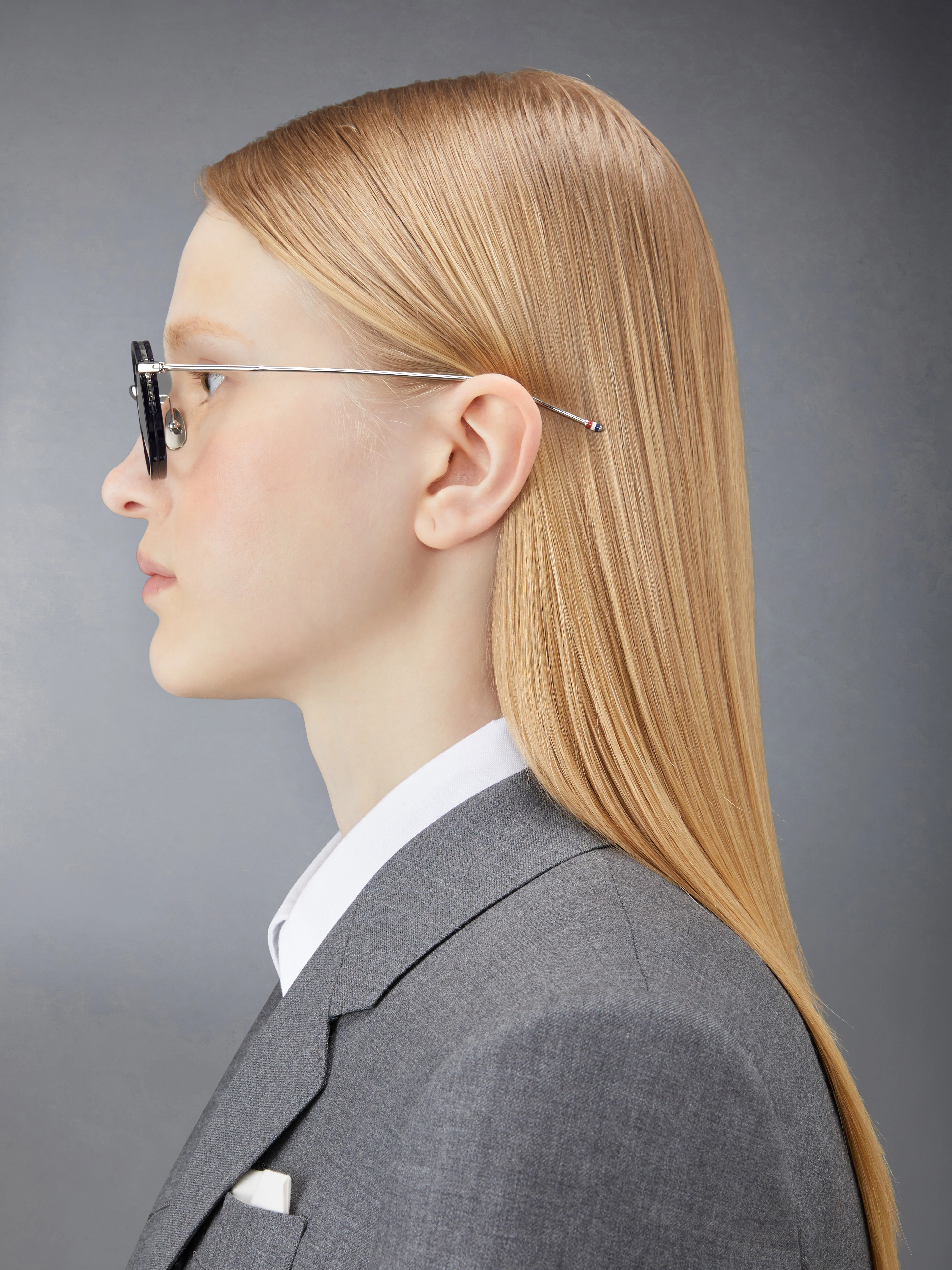 ACETATE AND TITANIUM ROUND EYEGLASSES - Image 3