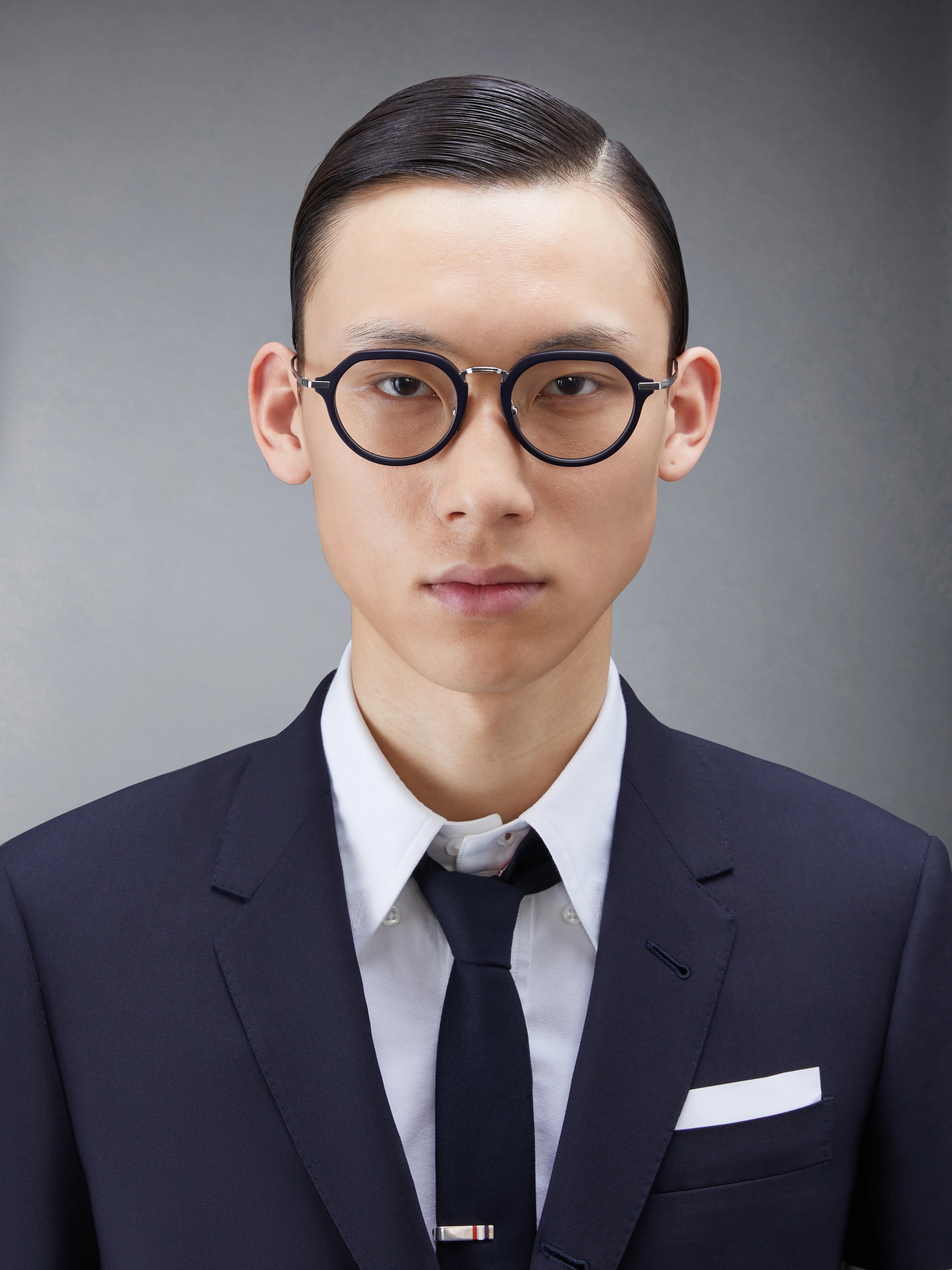 ACETATE AND TITANIUM ROUND EYEGLASSES - Image 2