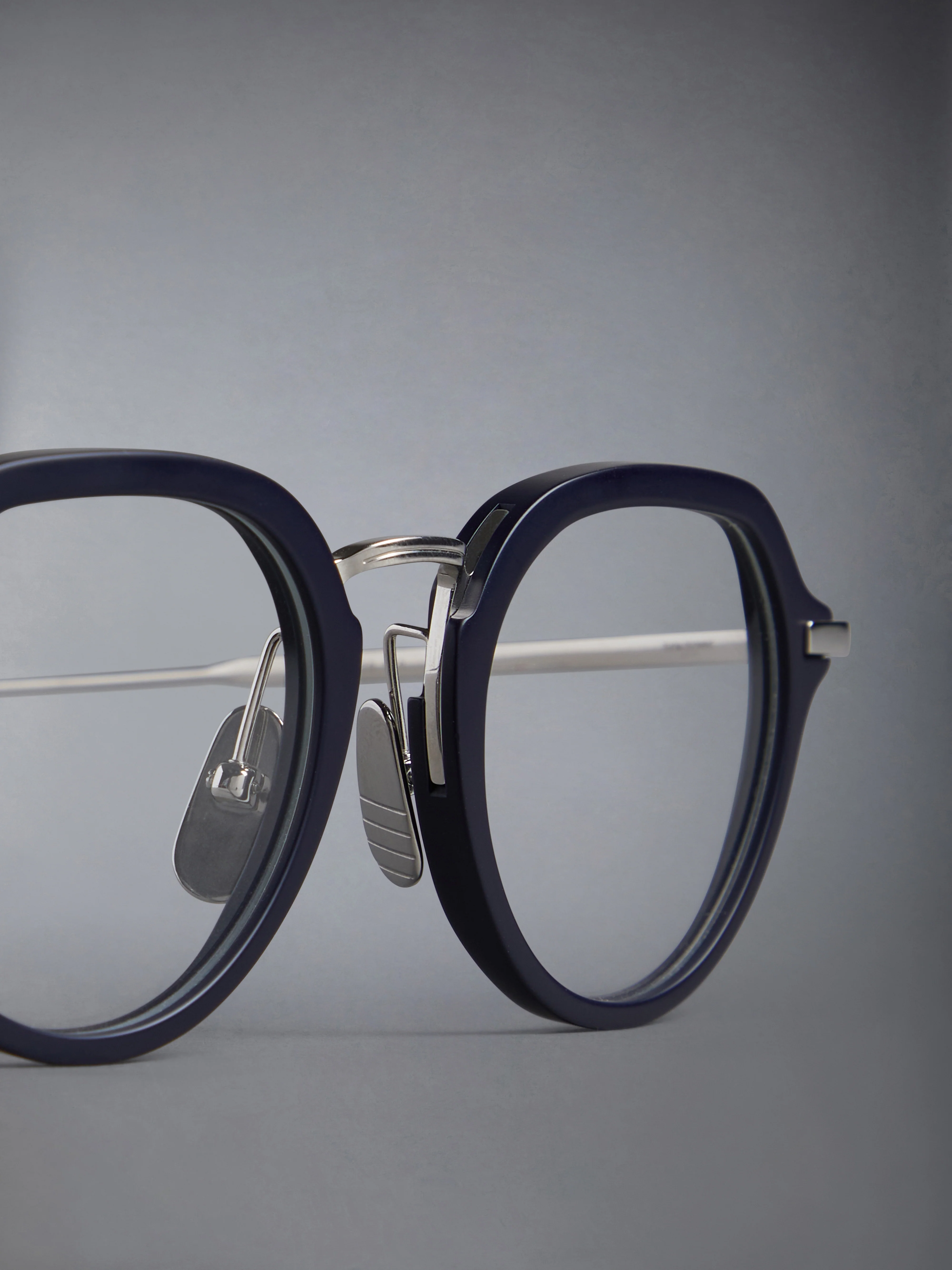 ACETATE AND TITANIUM ROUND EYEGLASSES - Image 5
