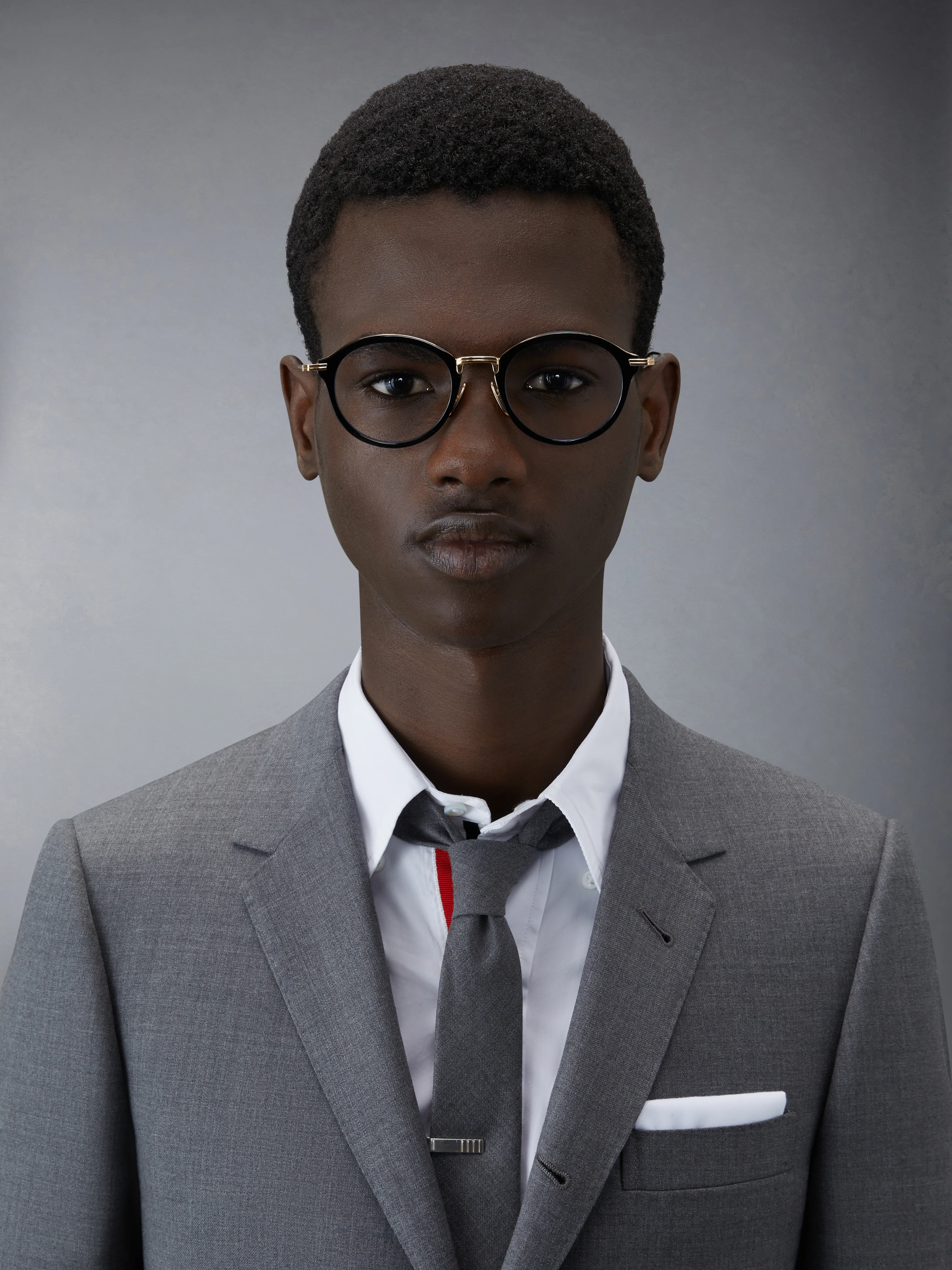 ACETATE AND TITANIUM ROUND EYEGLASSES - Image 2