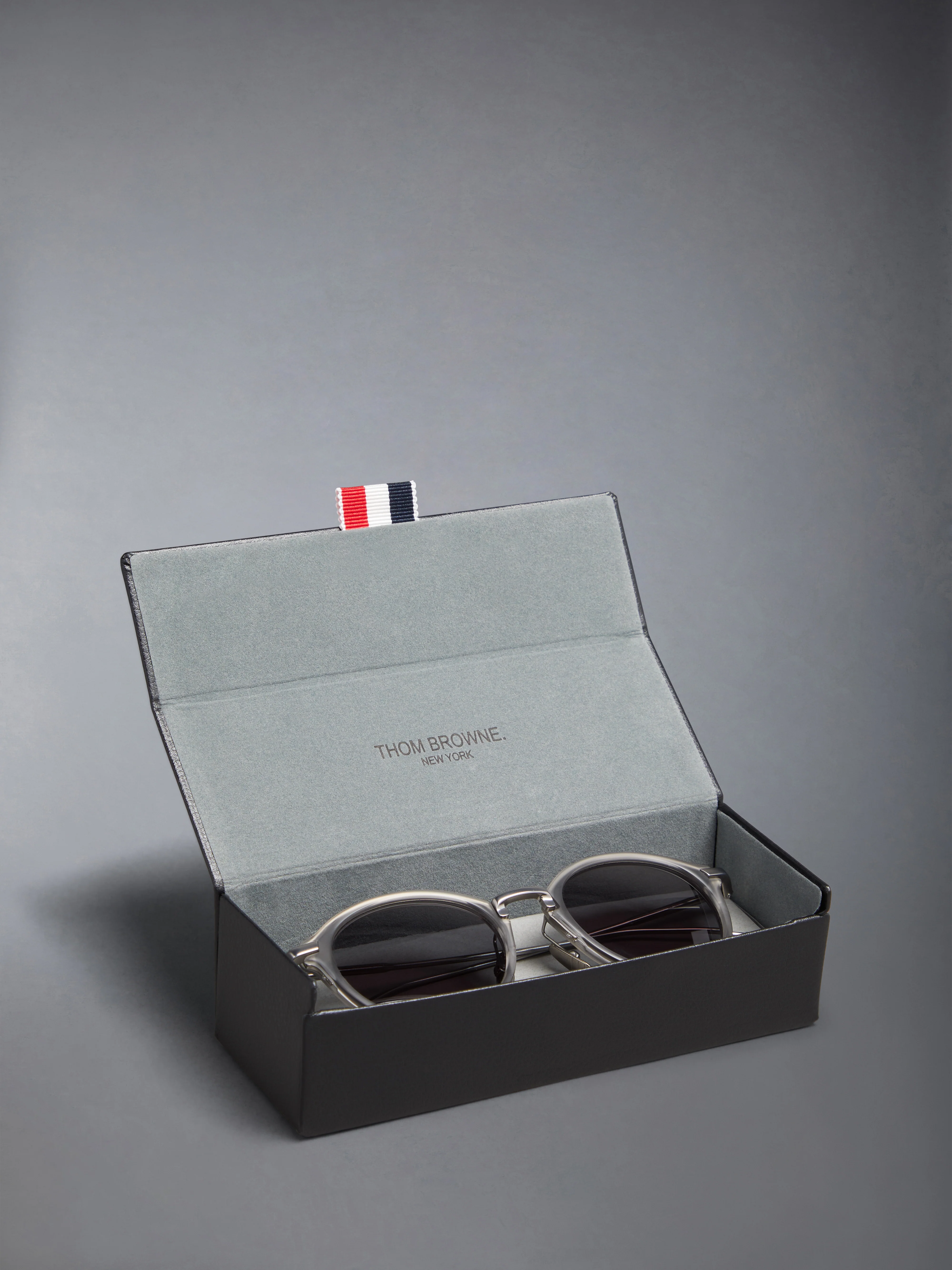 ACETATE AND TITANIUM ROUND SUNGLASSES - Image 8