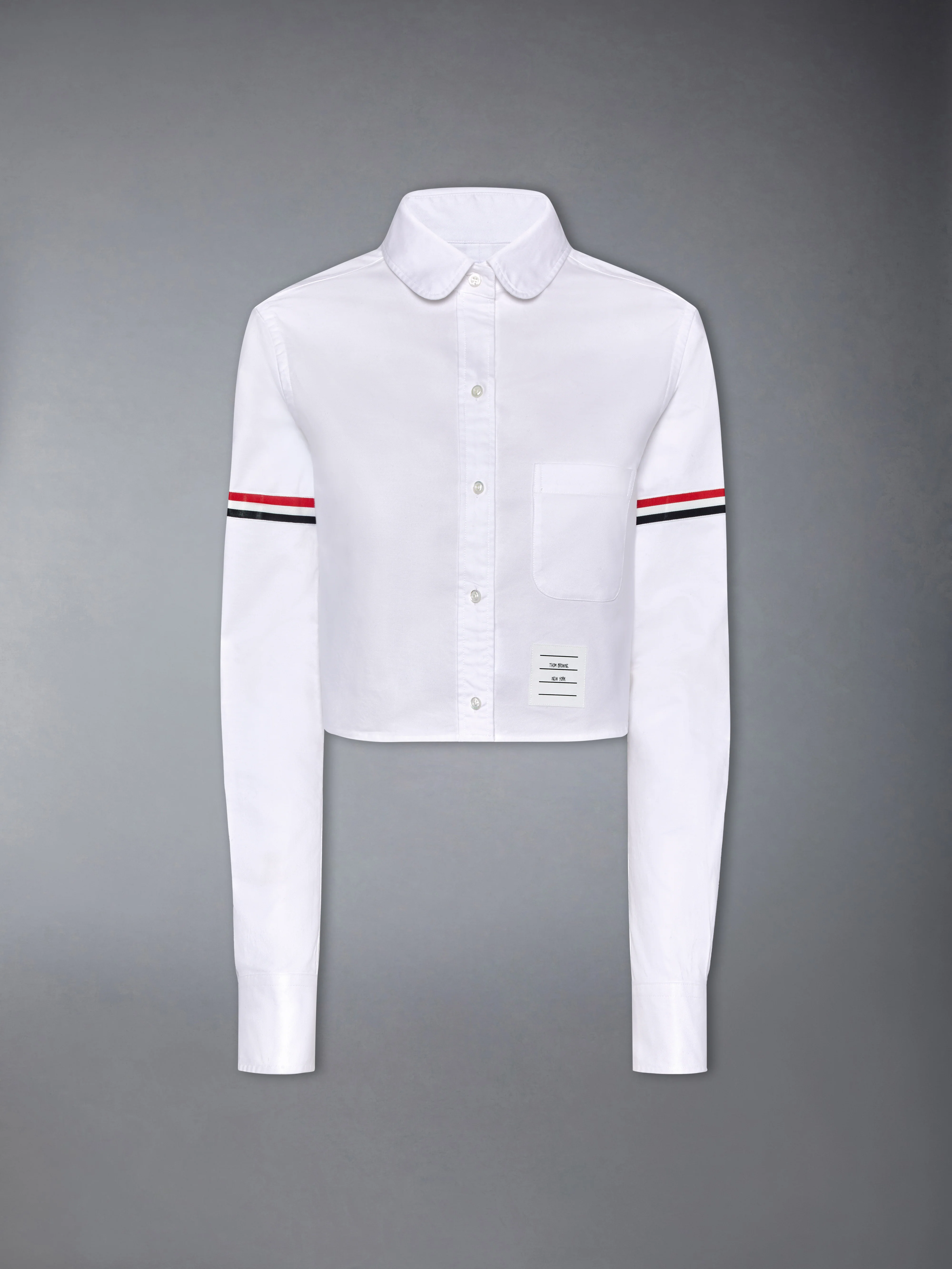 ARMBAND CROPPED OXFORD SHIRT - Image 7