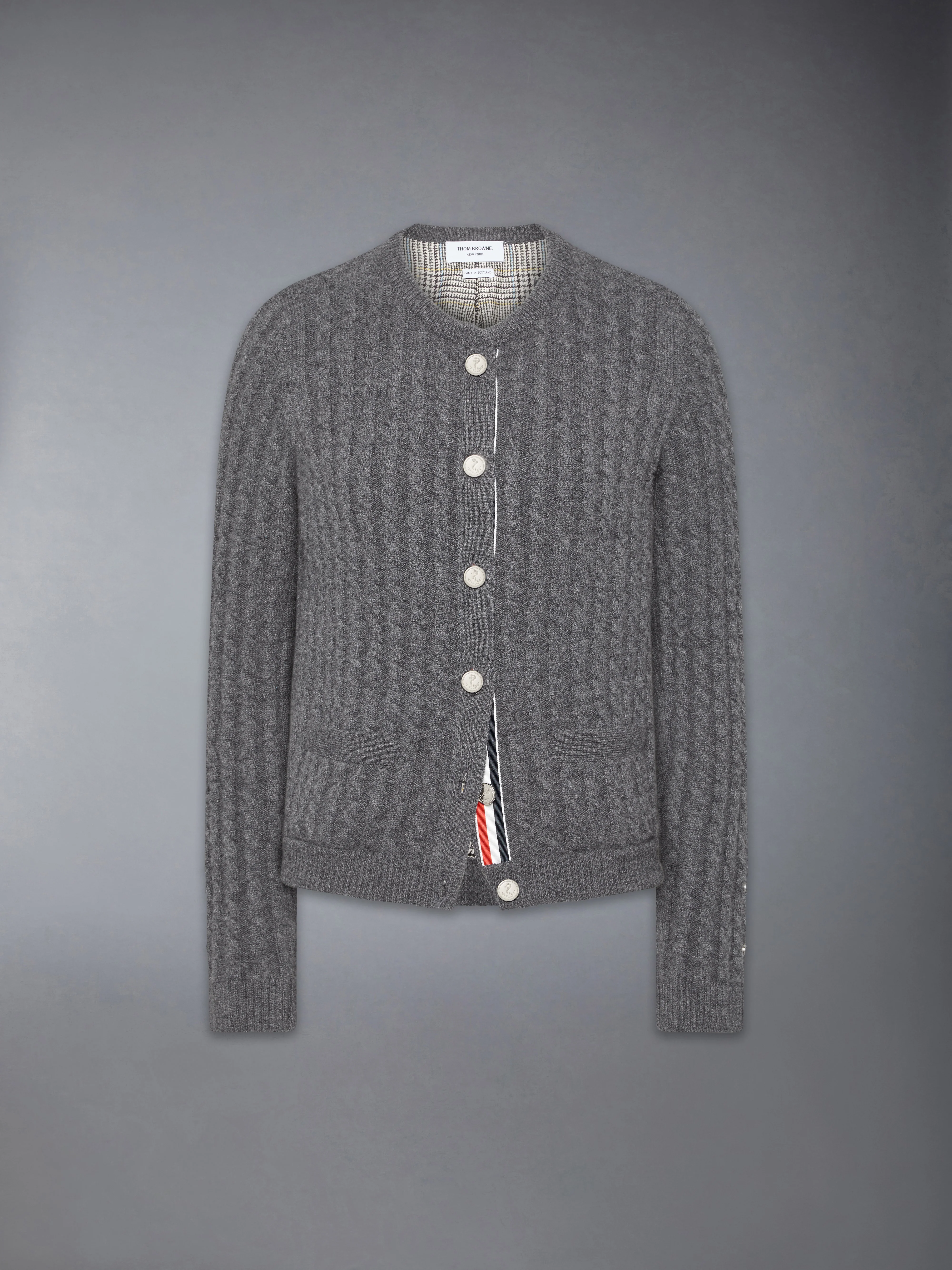 BABY CABLE STITCH CASHMERE CARDIGAN - Image 6