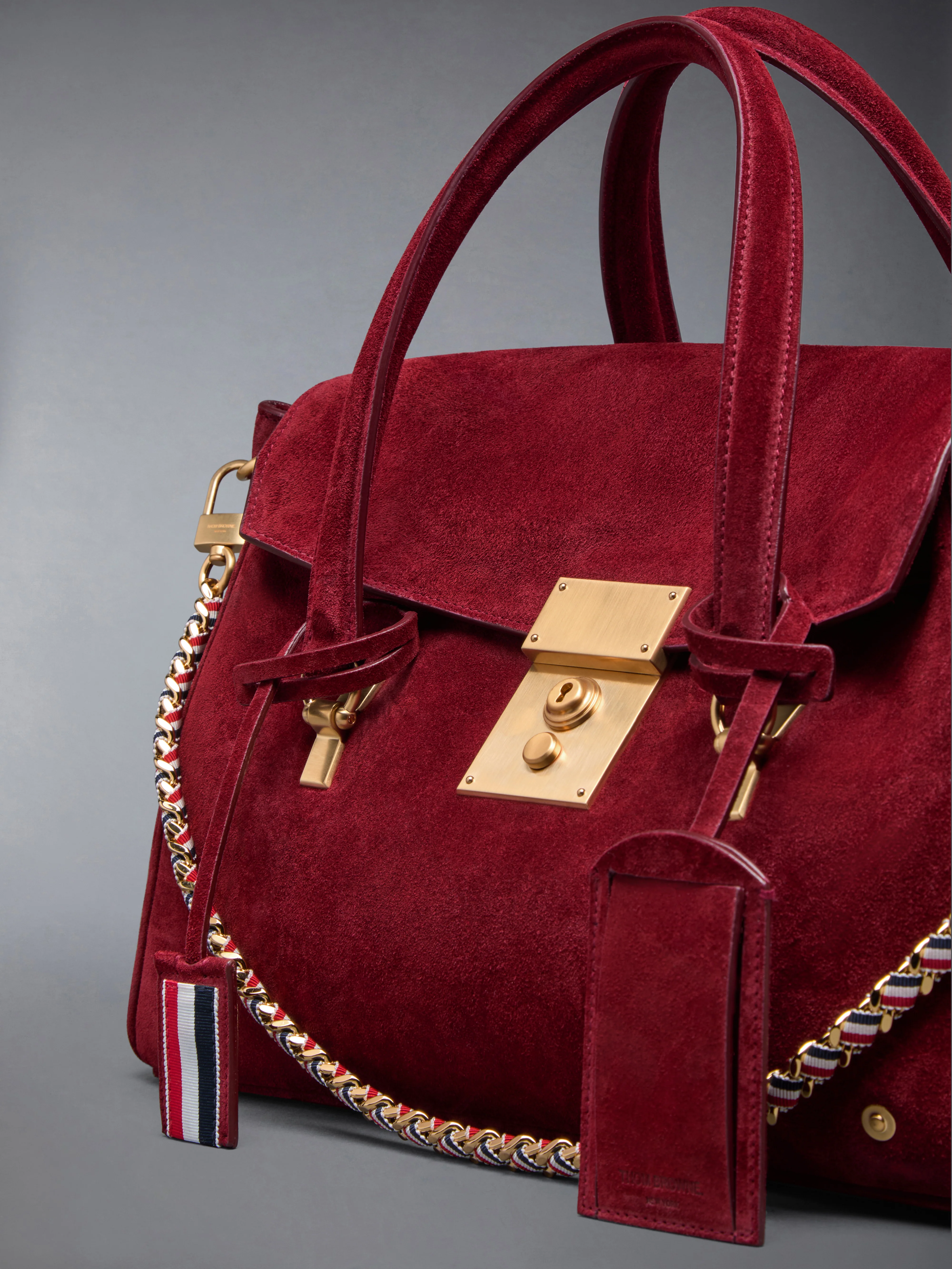 BOLTON BAG IN CALF SUEDE - Image 6