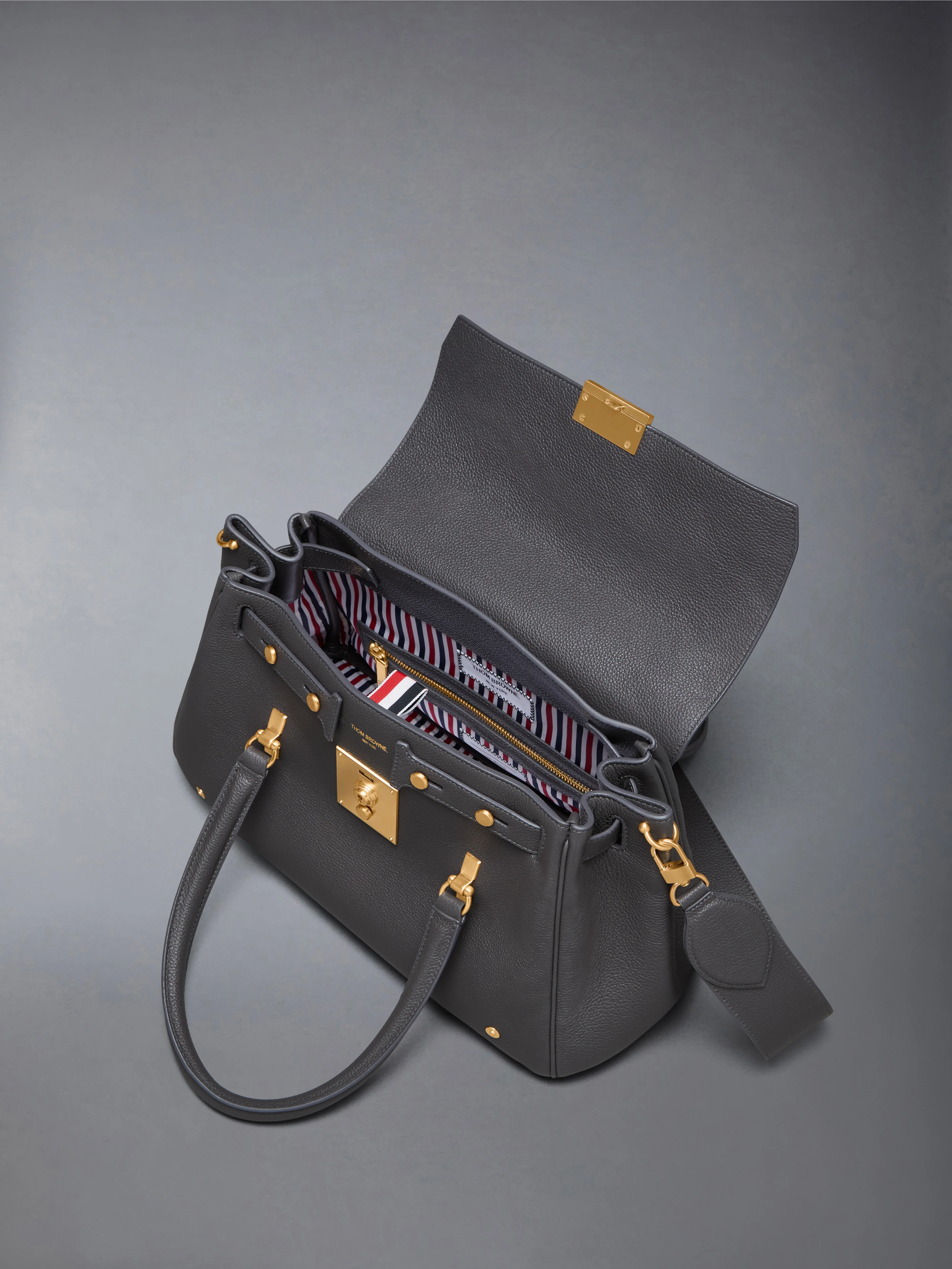 BOLTON BAG IN SOFT PEBBLE GRAIN LEATHER - Image 5