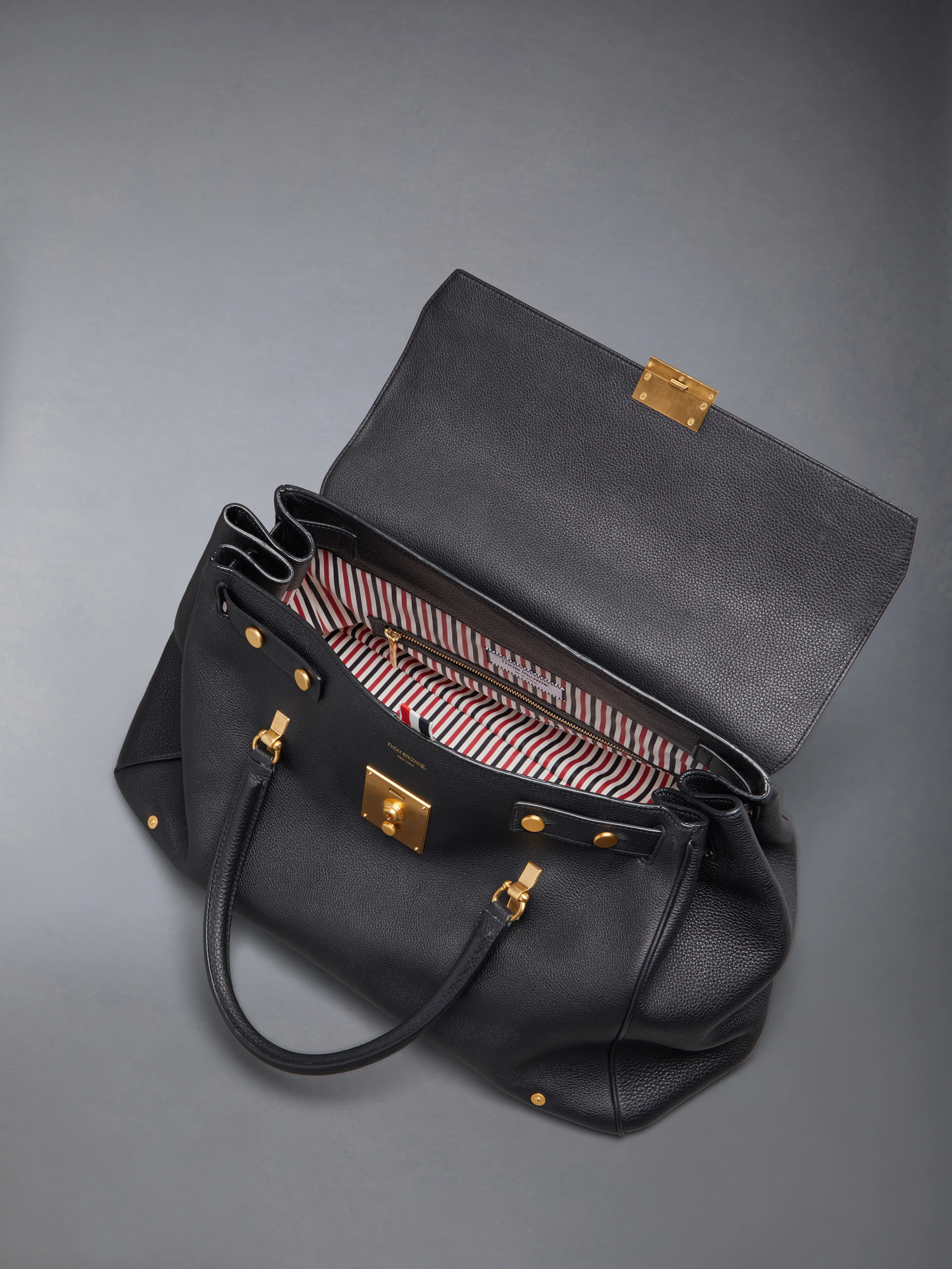 BOLTON WEEKENDER BAG IN SOFT PEBBLE GRAIN LEATHER - Image 5