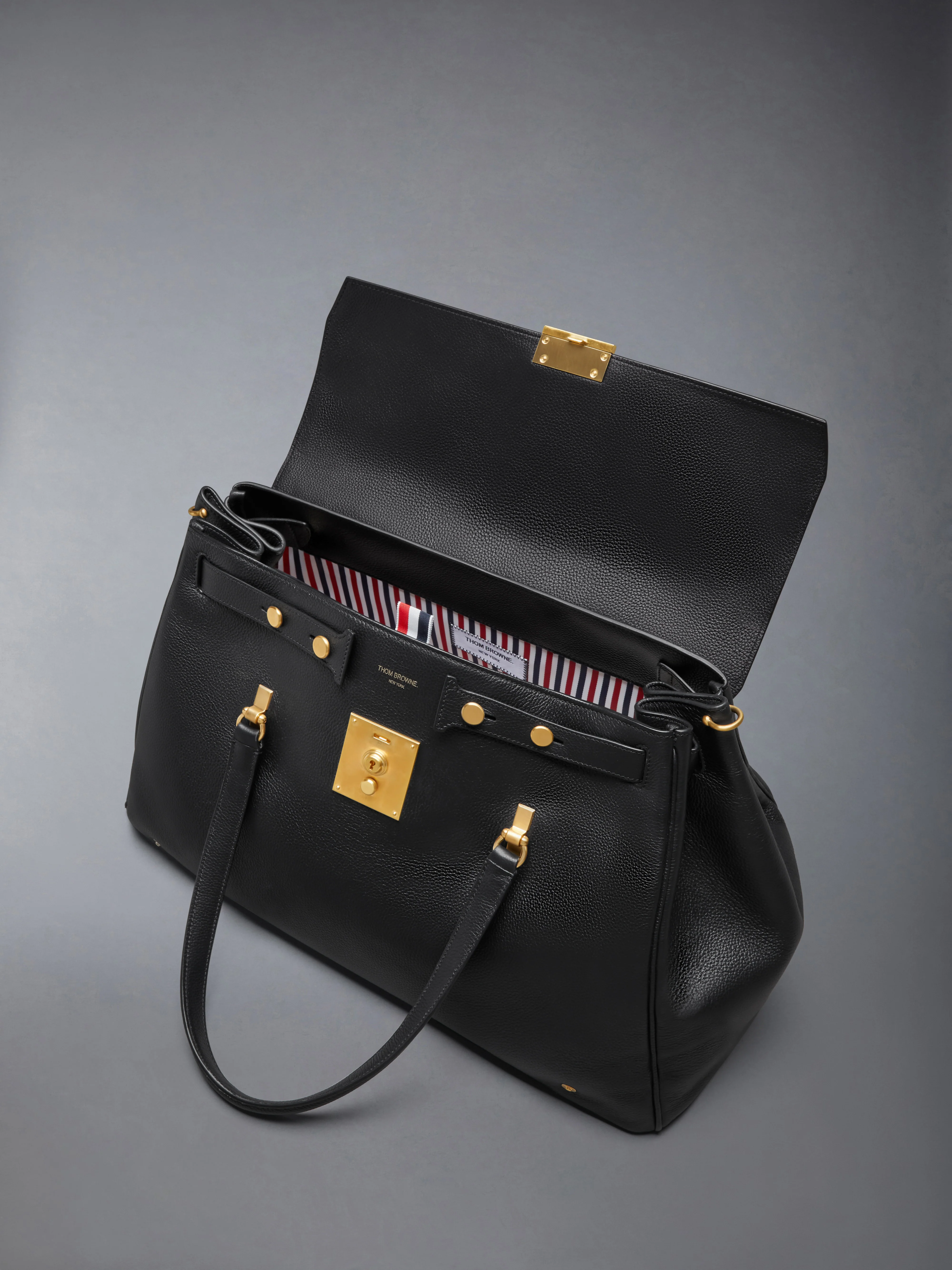 BOLTON WEEKENDER BAG IN SOFT PEBBLE GRAIN LEATHER - Image 5