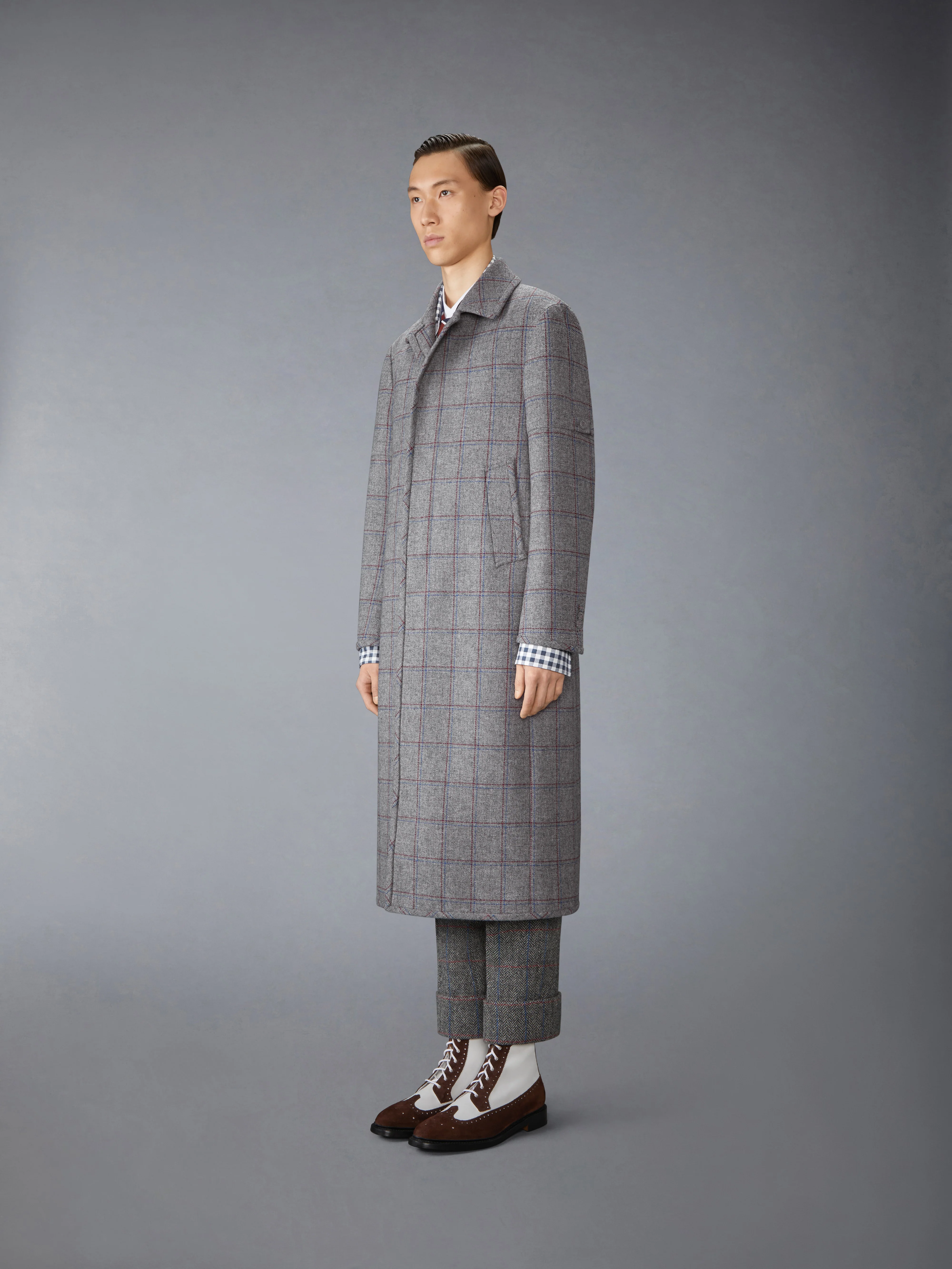 BROWNE 65 ARMBAND BAL COLLAR COAT - Image 2