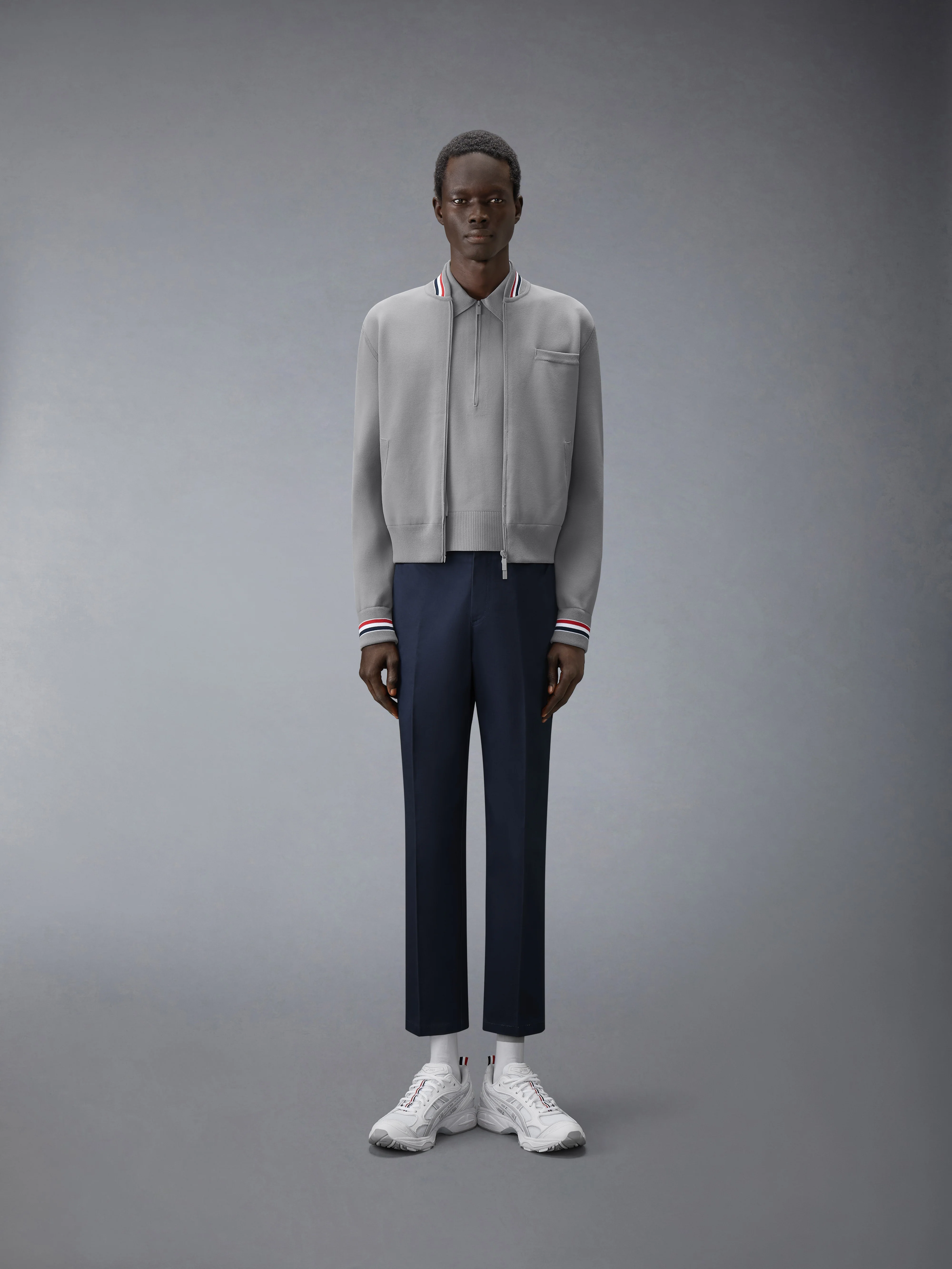 BROWNE 65 INTARSIA BOMBER JACKET - Image 4