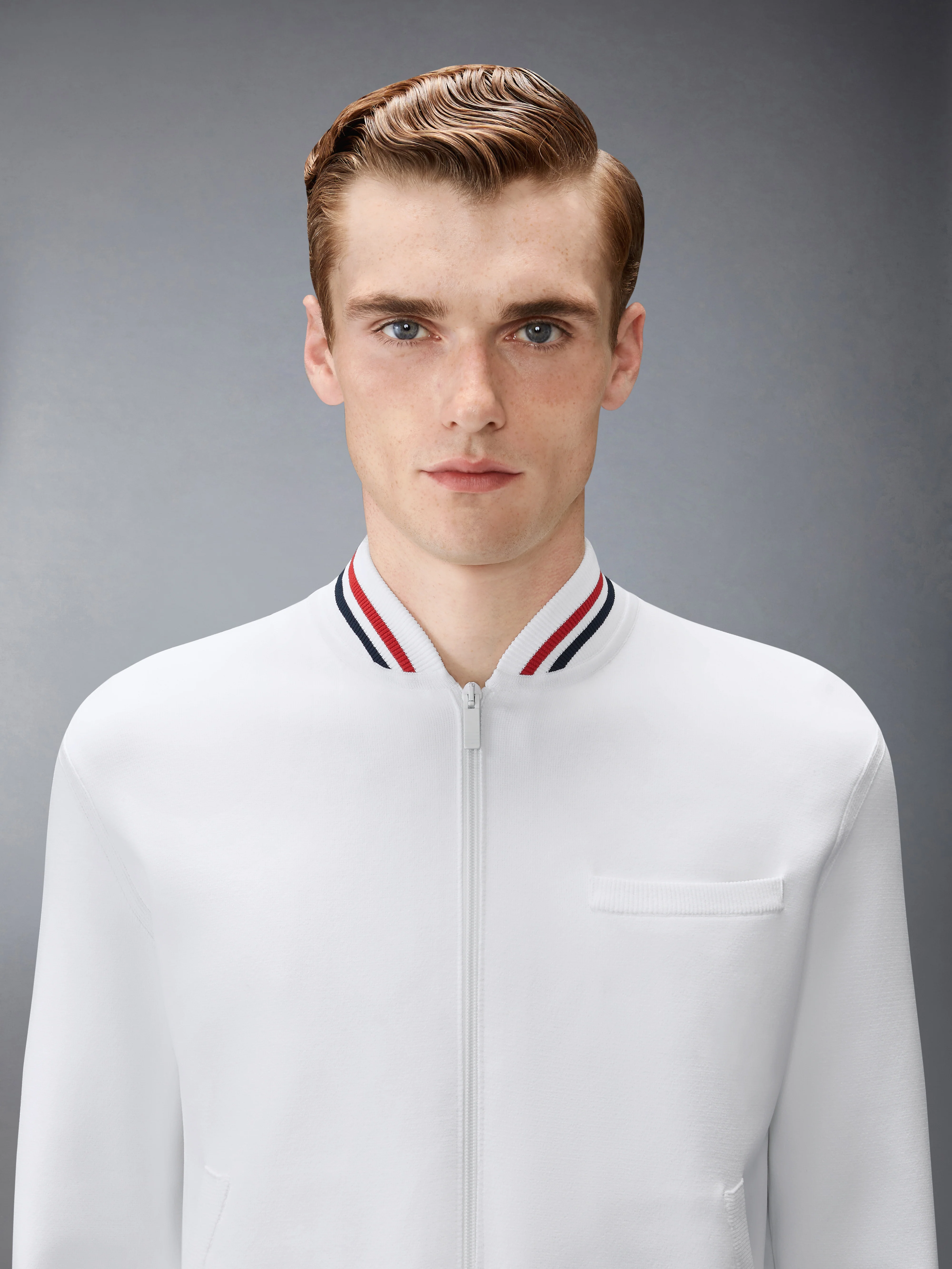 BROWNE 65 INTARSIA BOMBER JACKET - Image 4