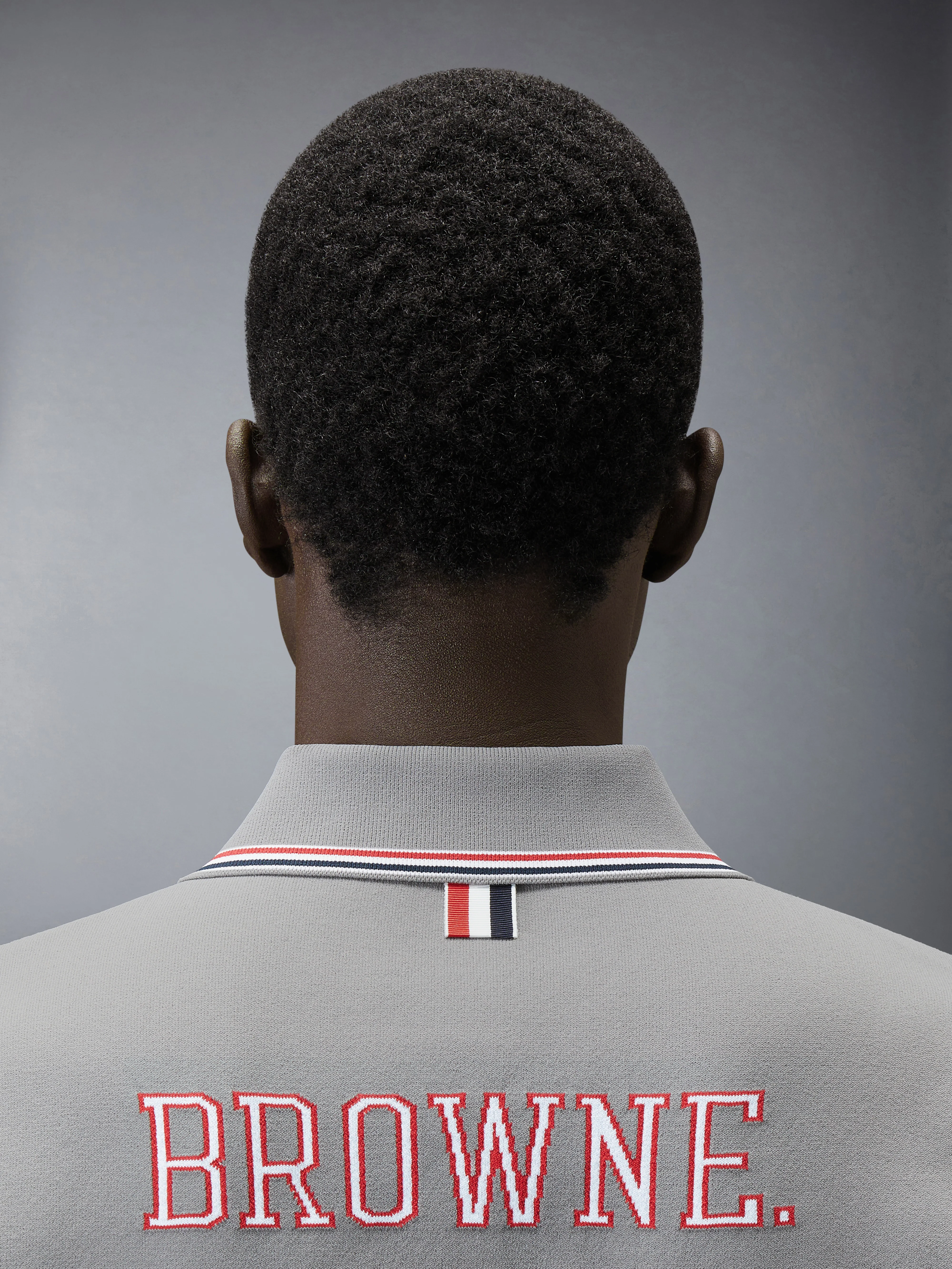 BROWNE 65 INTARSIA ZIP POLO - Image 5