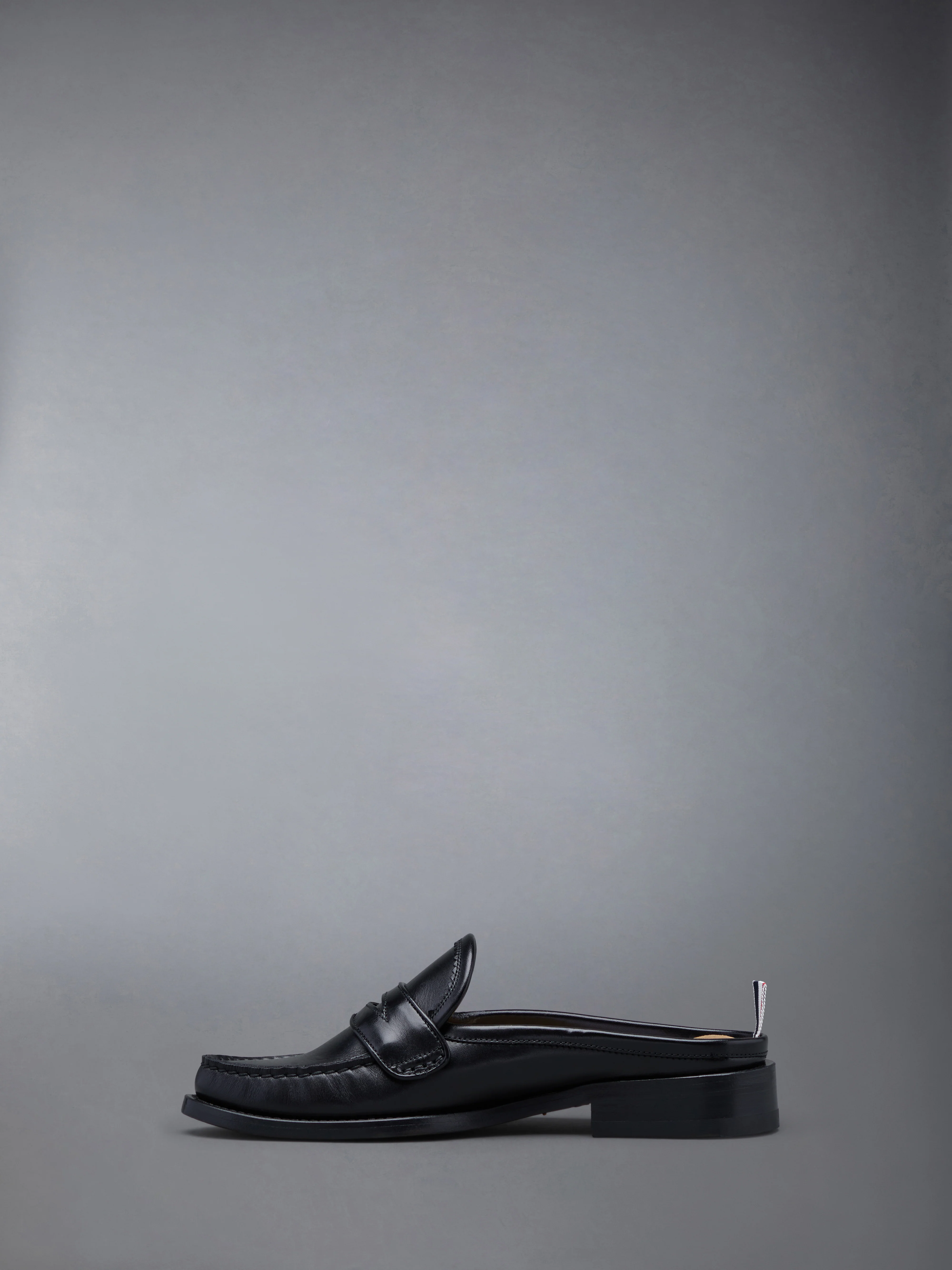 CALF FLEXIBLE LEATHER SOLE PENNY LOAFER MULE - Image 3