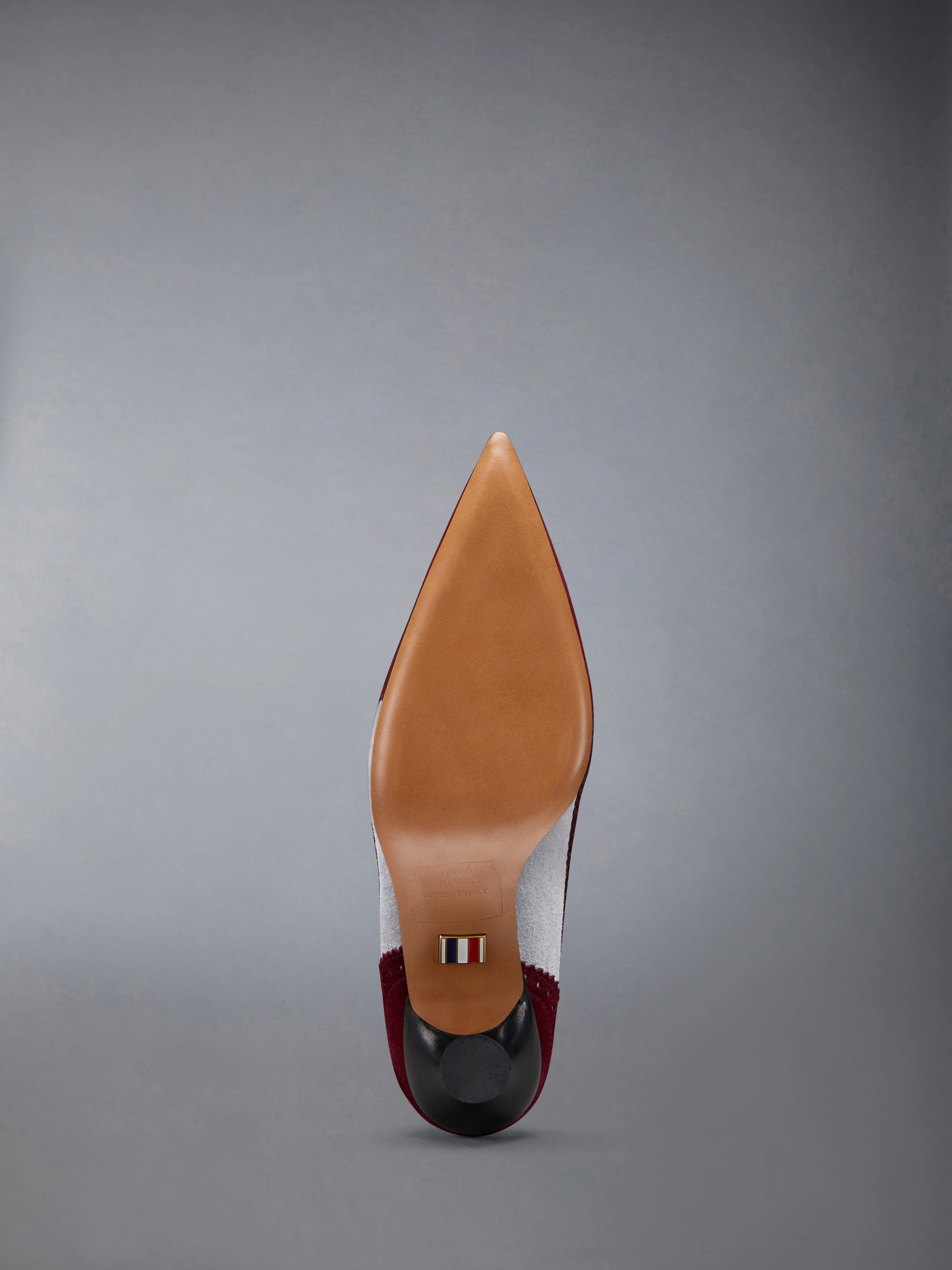 CALF SUEDE LOW THROAT WINGTIP PUMP 105MM - Image 6