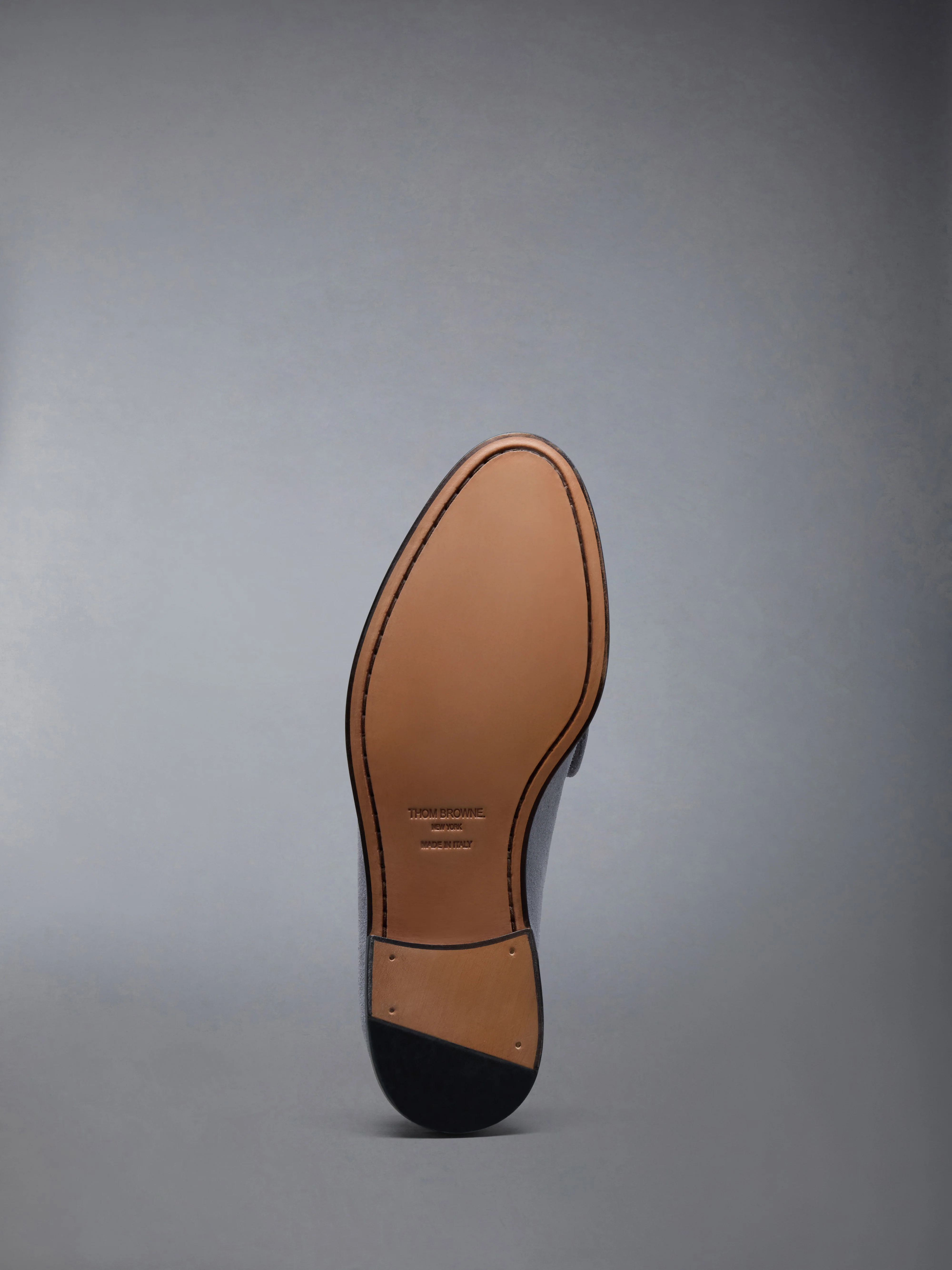CALF SUEDE PLEATED VARSITY LOAFER - Image 6