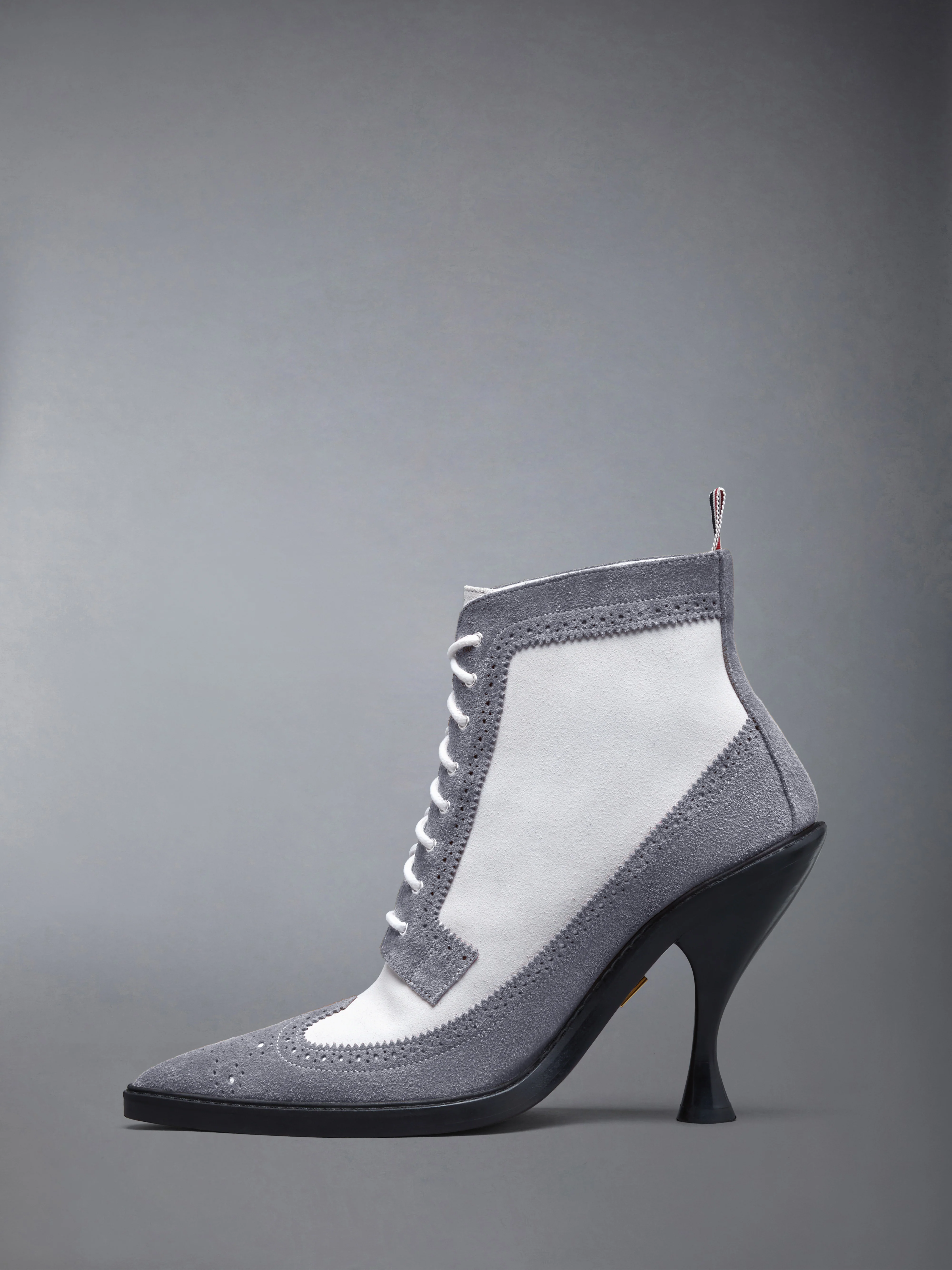 CALF SUEDE WINGTIP BOOT 90MM - Image 3