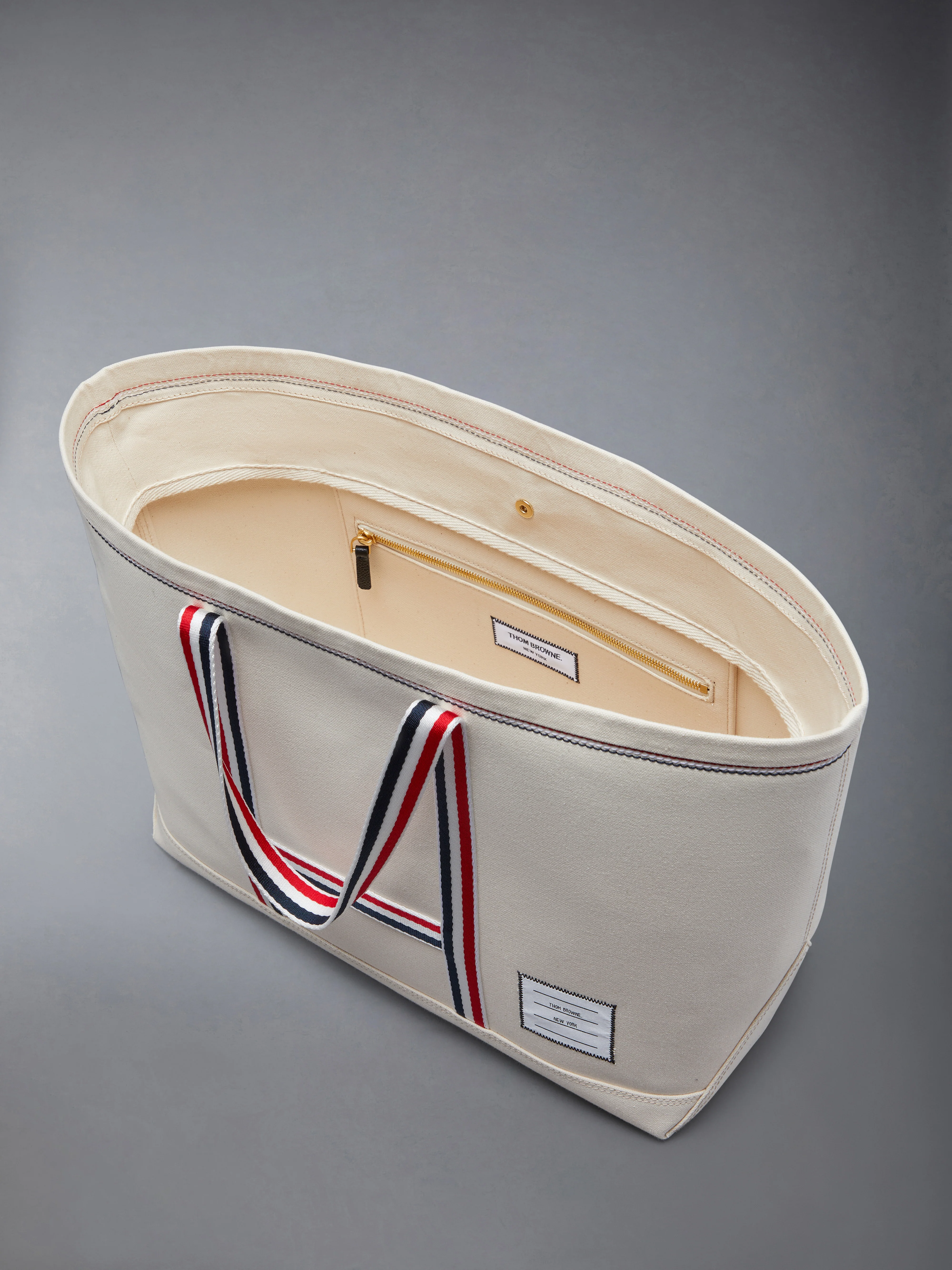 CANVAS STRIPE MEDIUM TOOL TOTE - Image 5