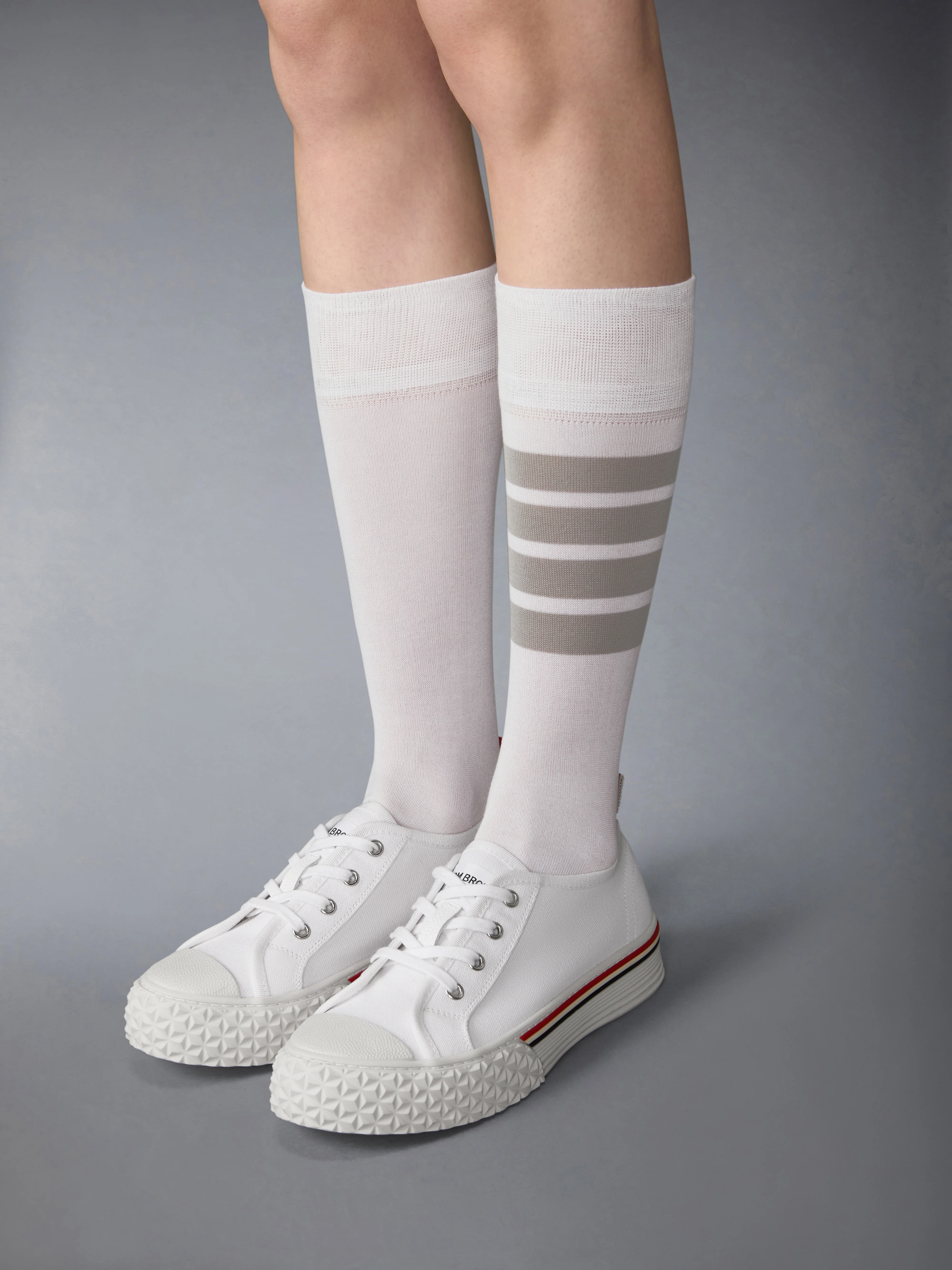 CANVAS TREAD SOLE COLLEGIATE SNEAKERS - Image 4