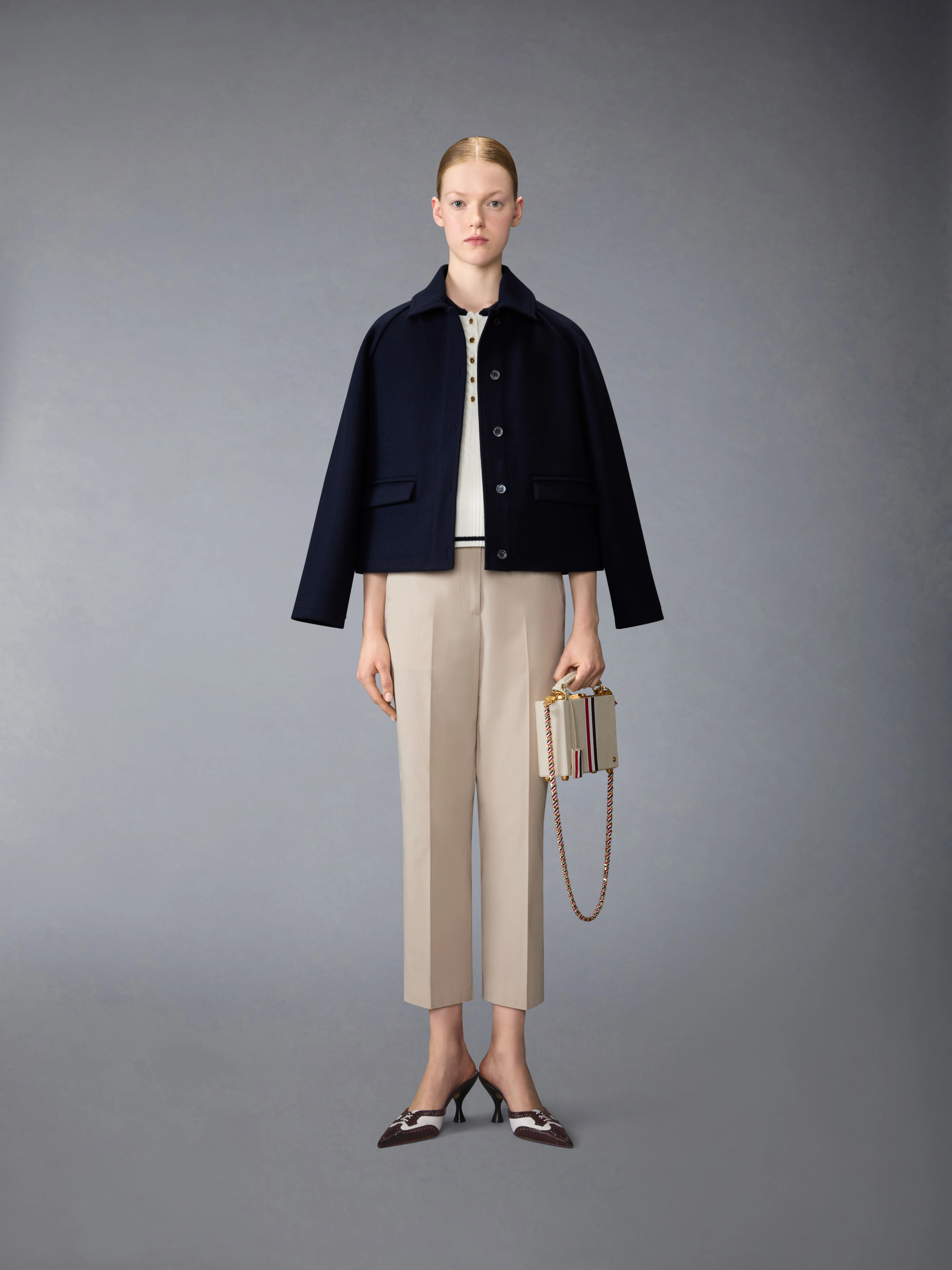 CASHMERE BABY CABLE STITCH  POLO - Image 3