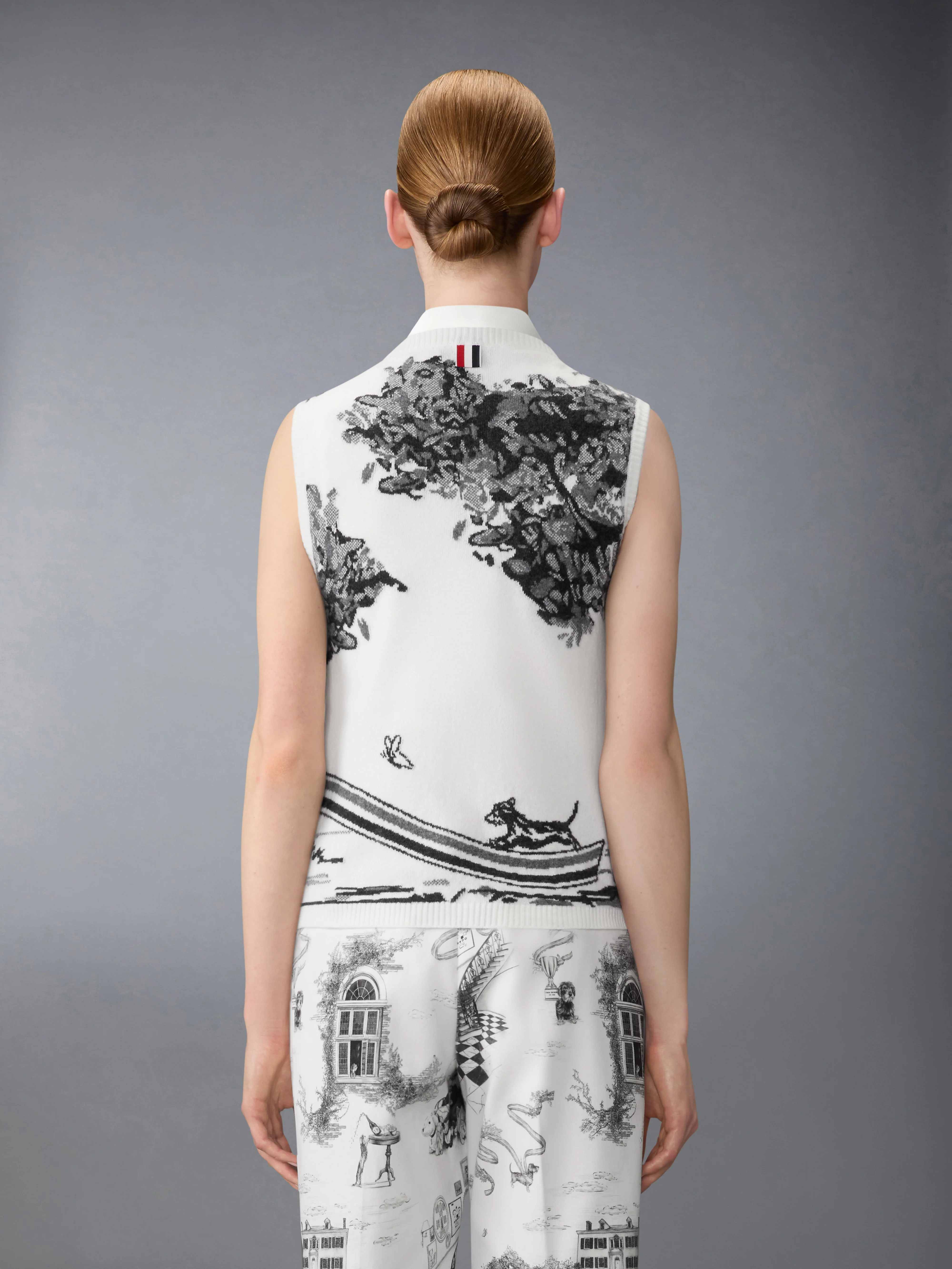 CASHMERE HECTOR TOILE SHELL TOP - Image 2