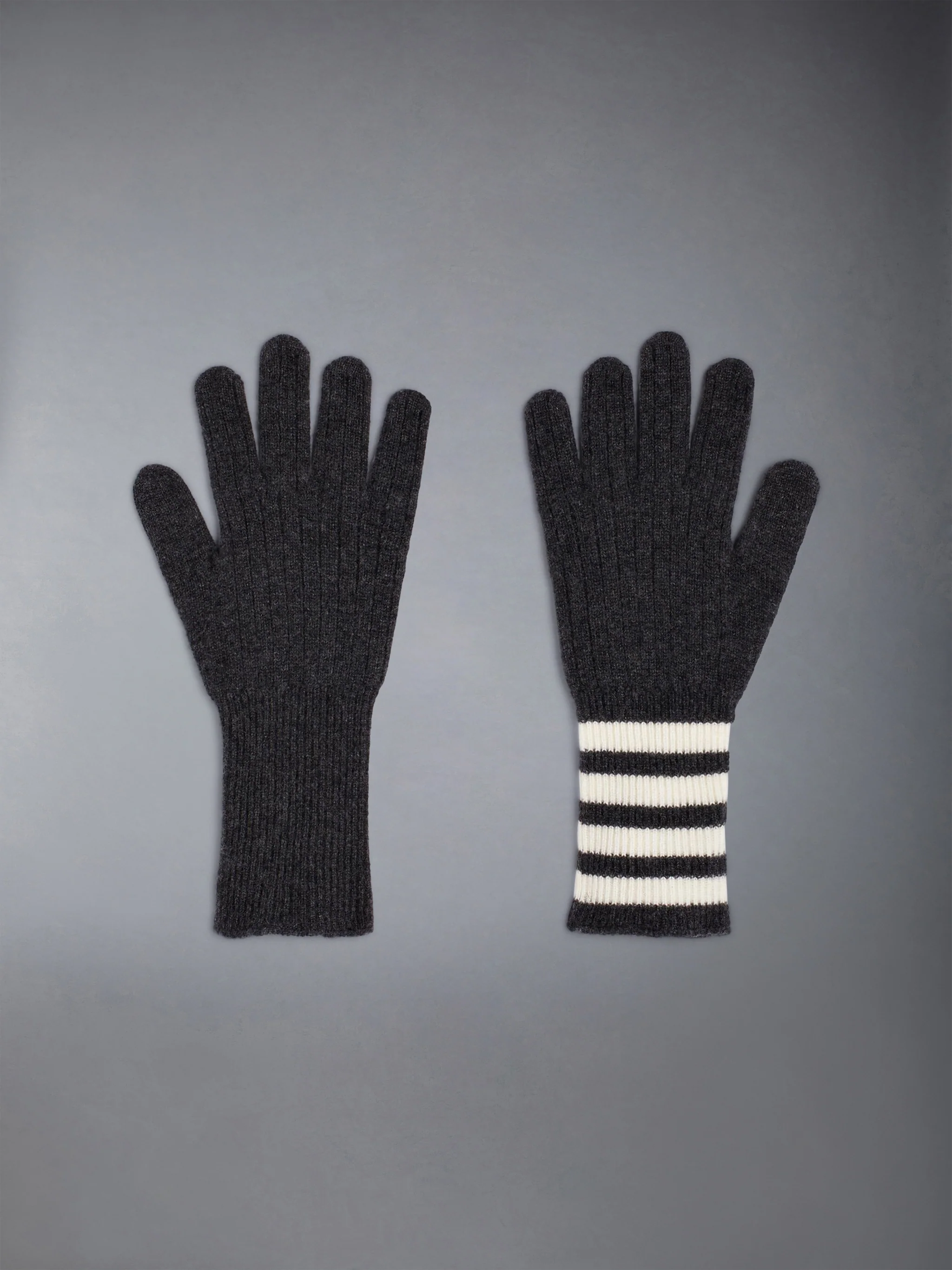 CASHMERE RIB 4-BAR GLOVES - Image 3