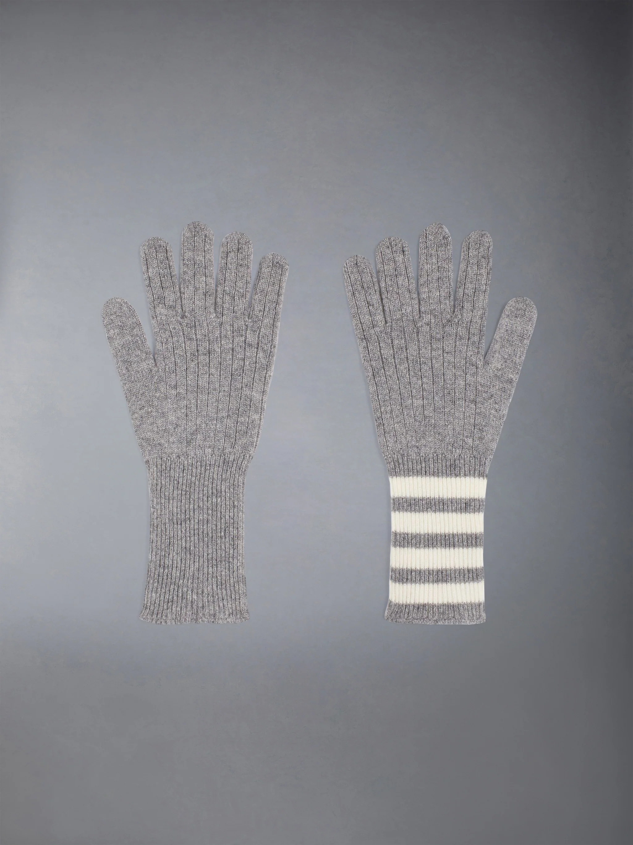 CASHMERE RIB 4-BAR GLOVES - Image 3
