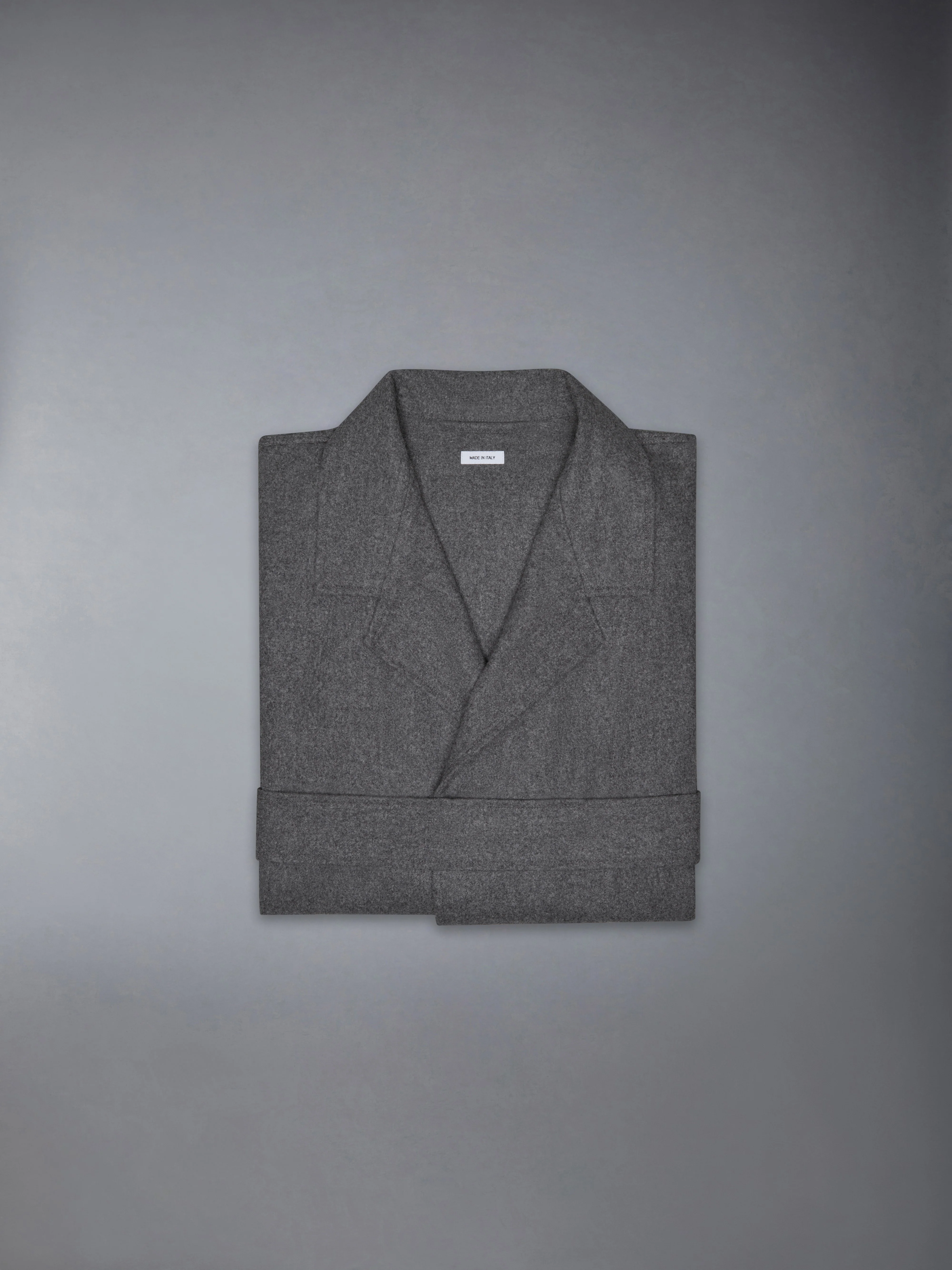 CASHMERE WOOL 4-BAR DRESSING GOWN - Image 10