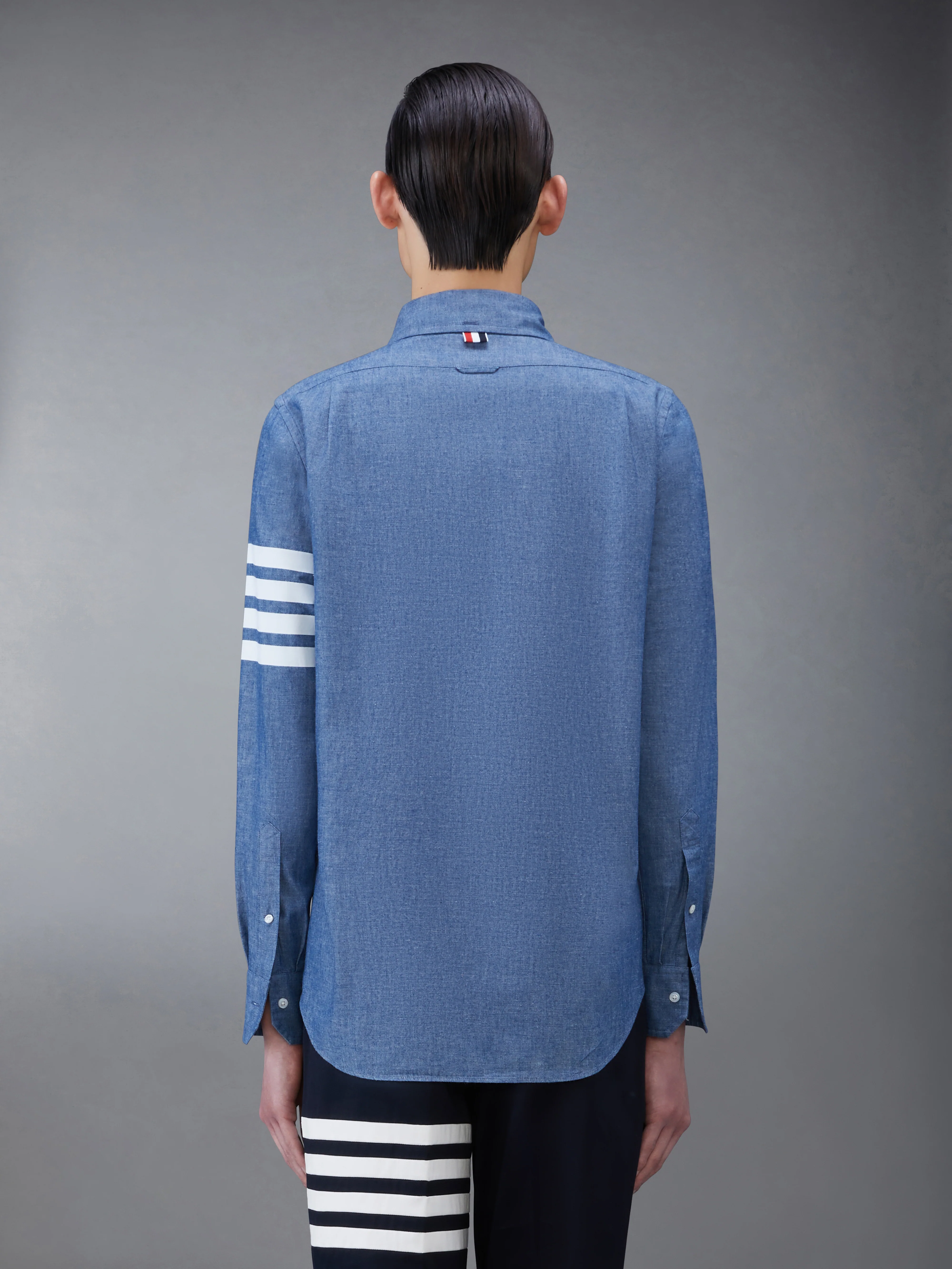 CHAMBRAY 4-BAR SHIRT - Image 3