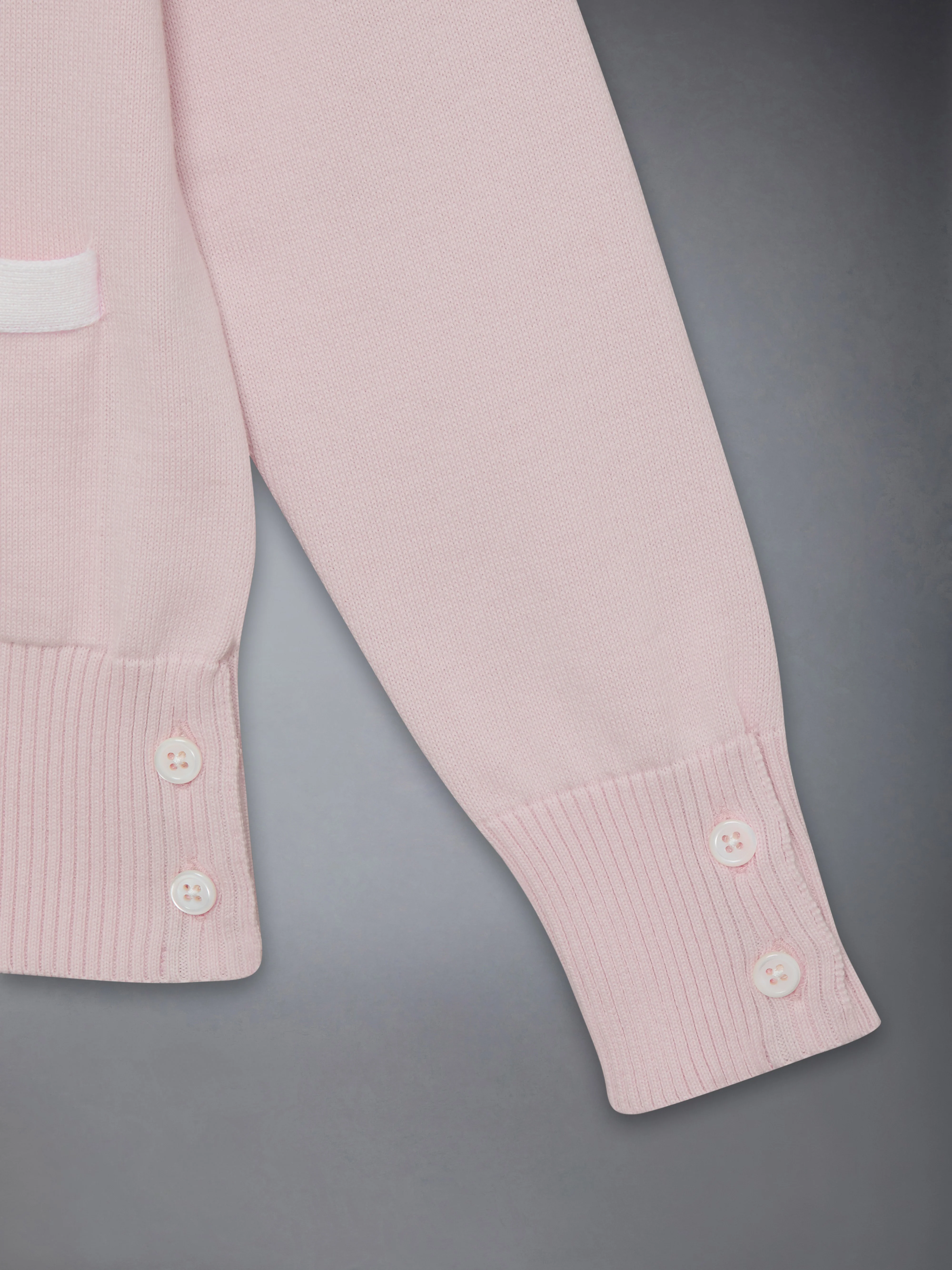 CHILDREN'S COTTON CLASSIC V NECK CARDIGAN - Image 4