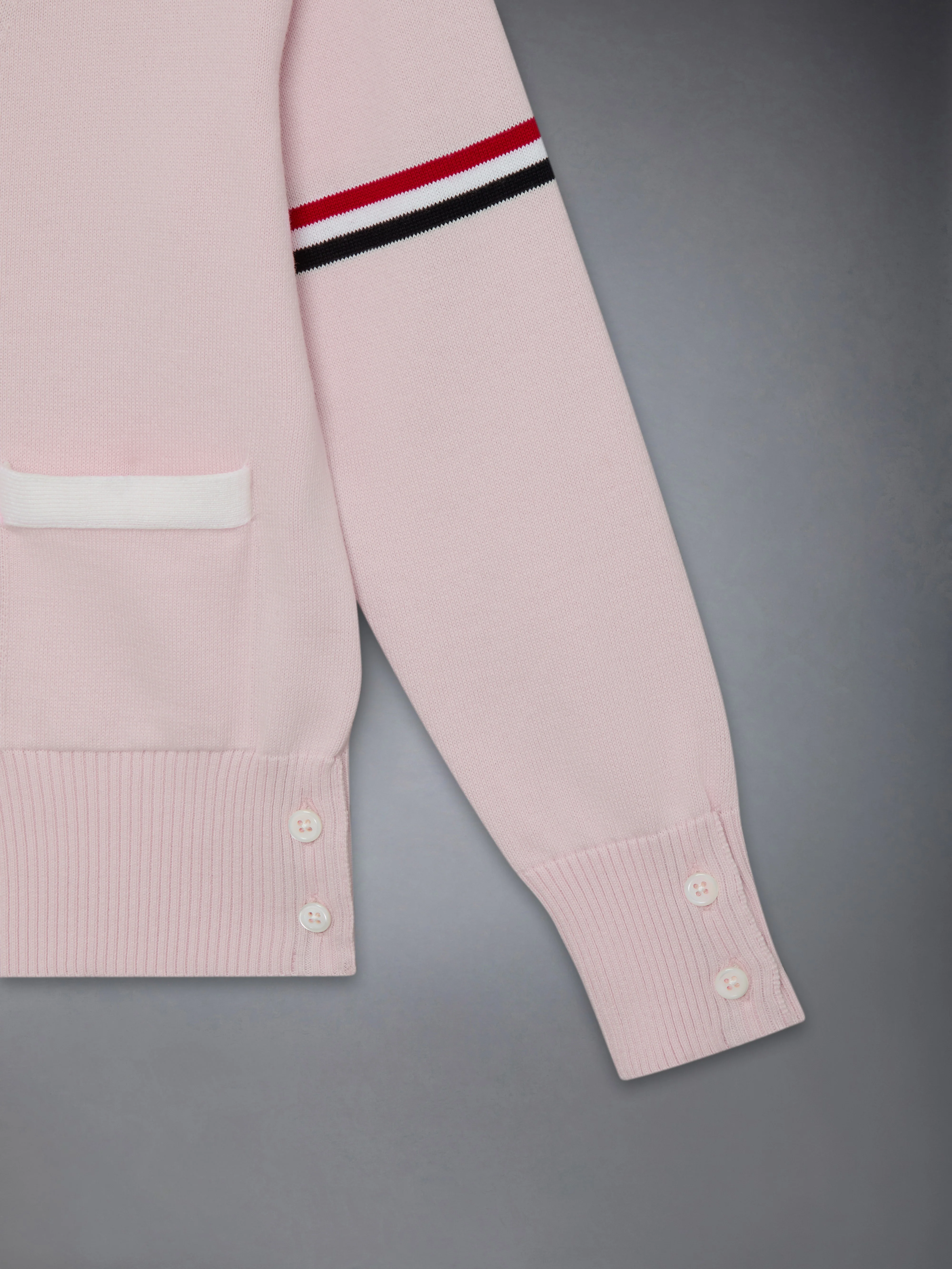 CHILDREN'S COTTON CLASSIC V NECK CARDIGAN - Image 8