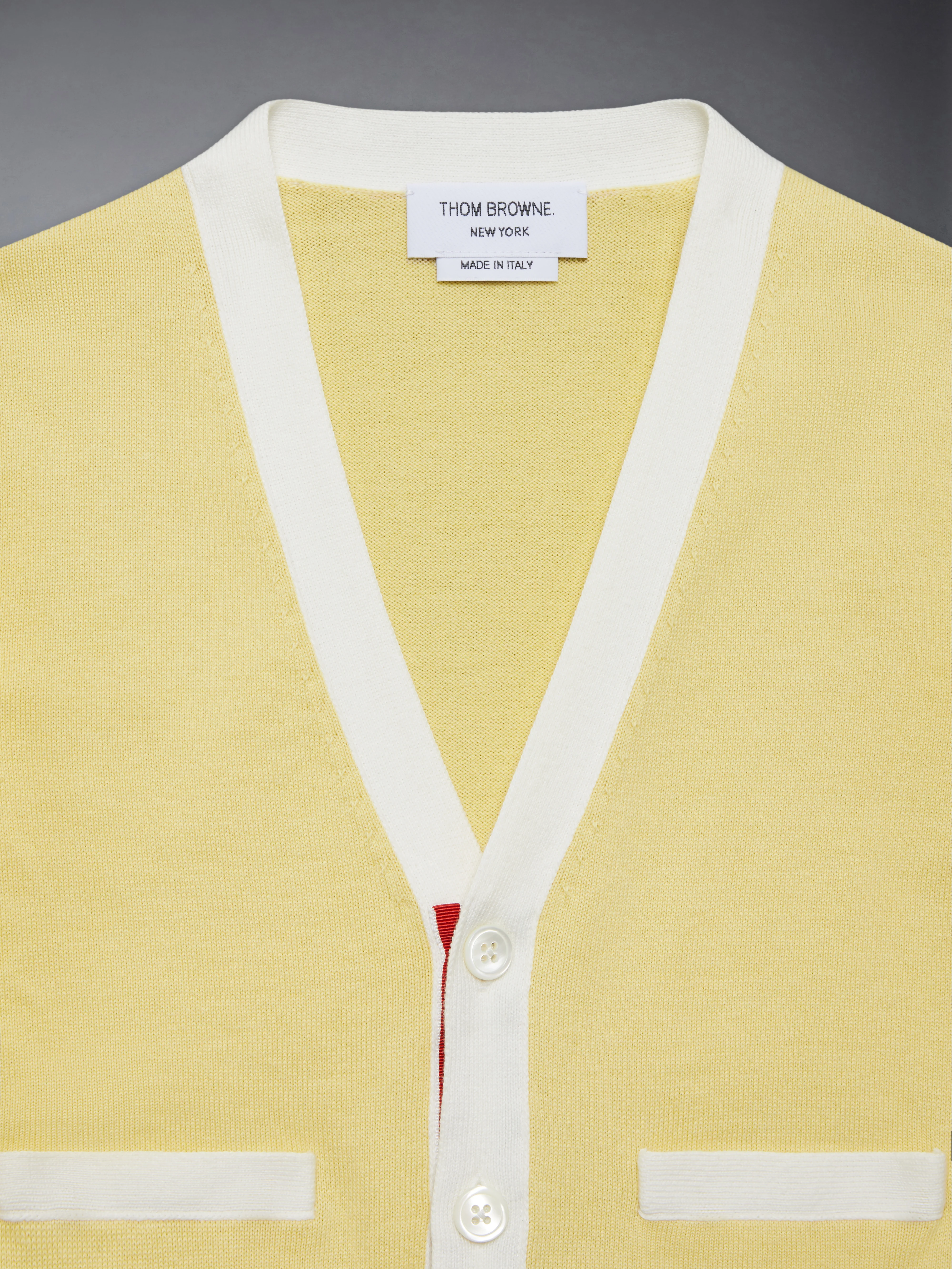 CHILDREN'S COTTON CLASSIC V NECK CARDIGAN - Image 5