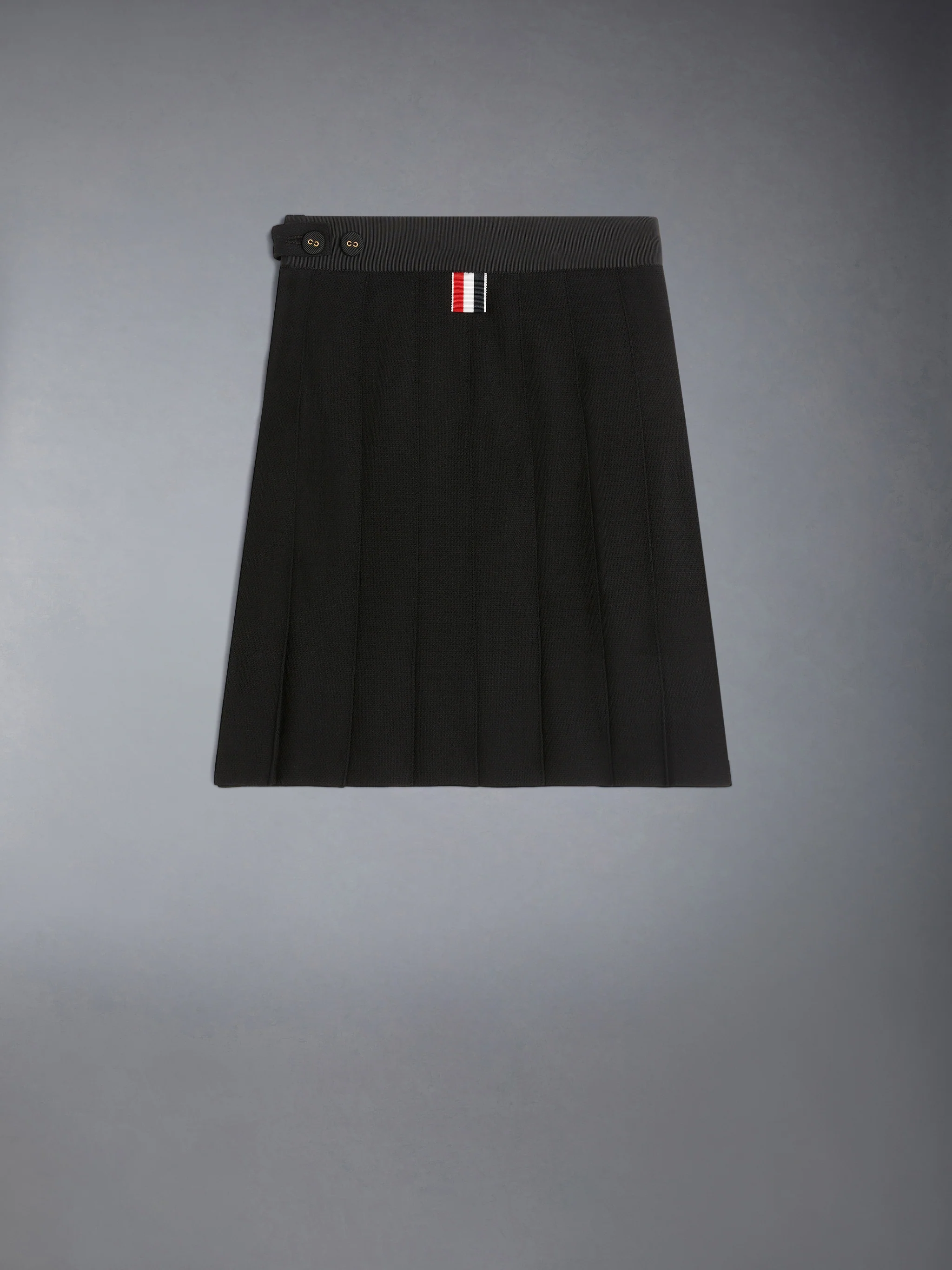 CHILDREN'S PIQUE SUITING PLEATED MINI SKIRT - Image 2