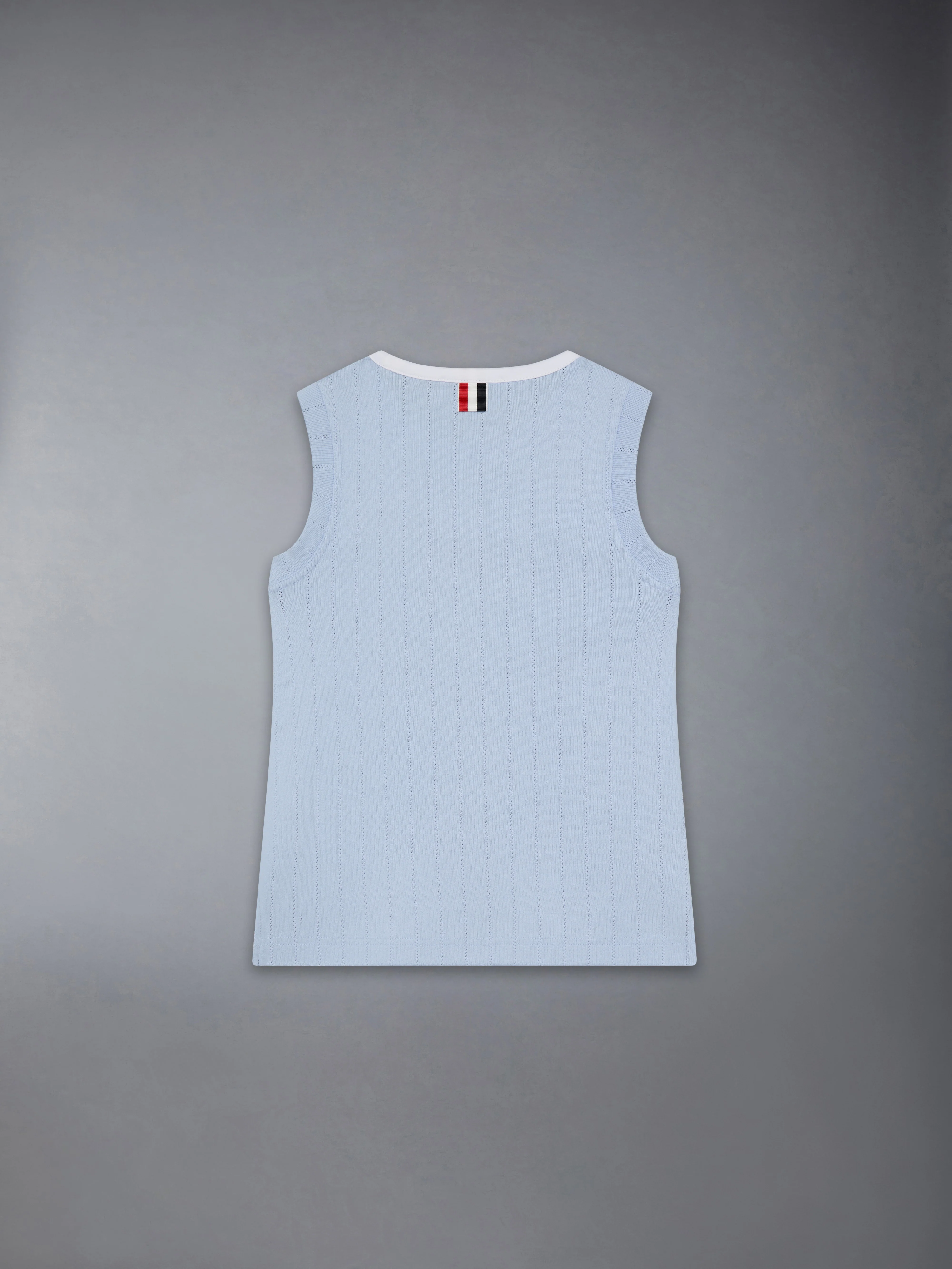 CHILDREN'S POINTELLE RINGER TANK TOP - Image 3