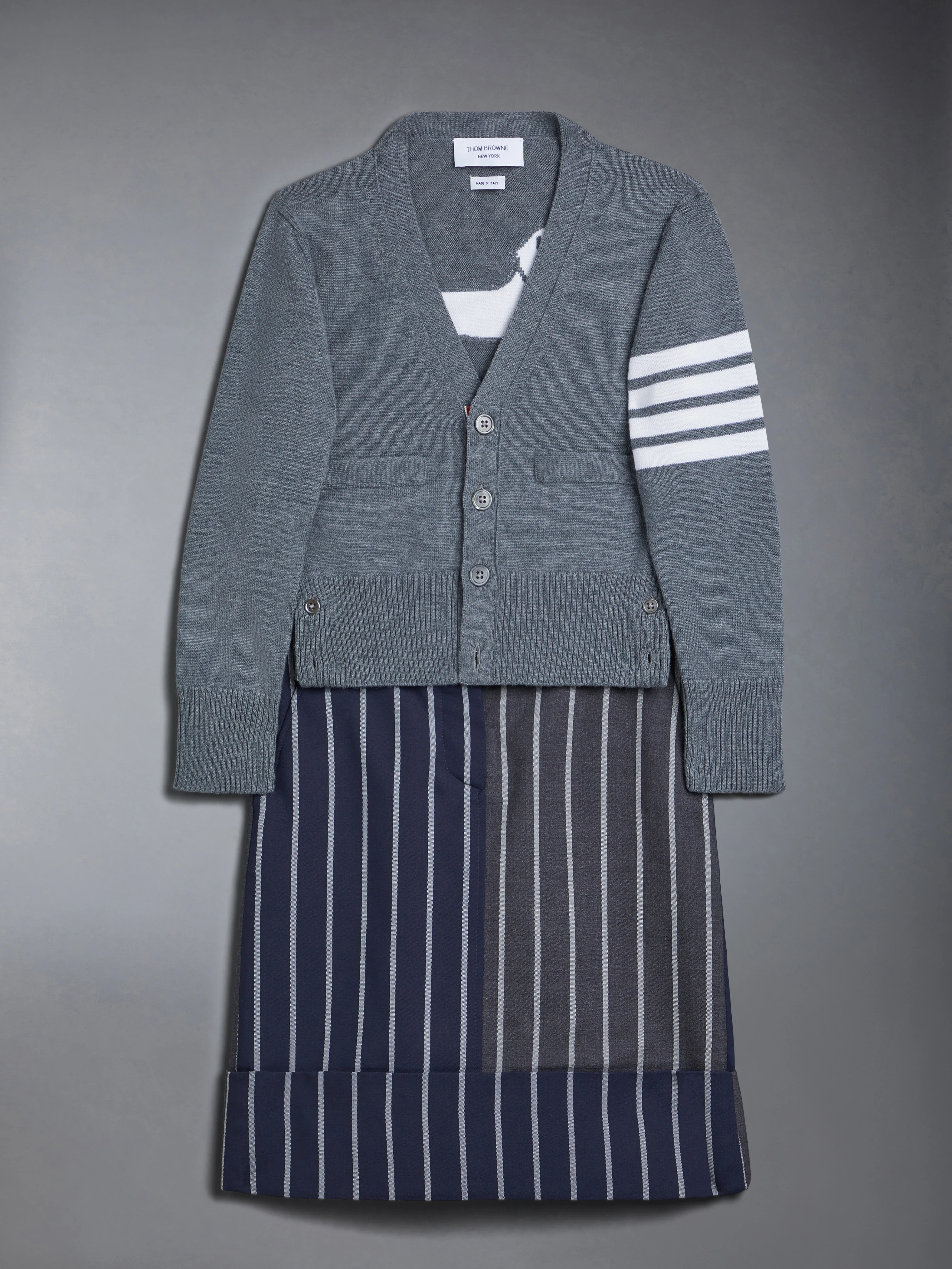CHILDREN'S WOOL CASHMERE 4-BAR HECTOR CARDIGAN - Image 6