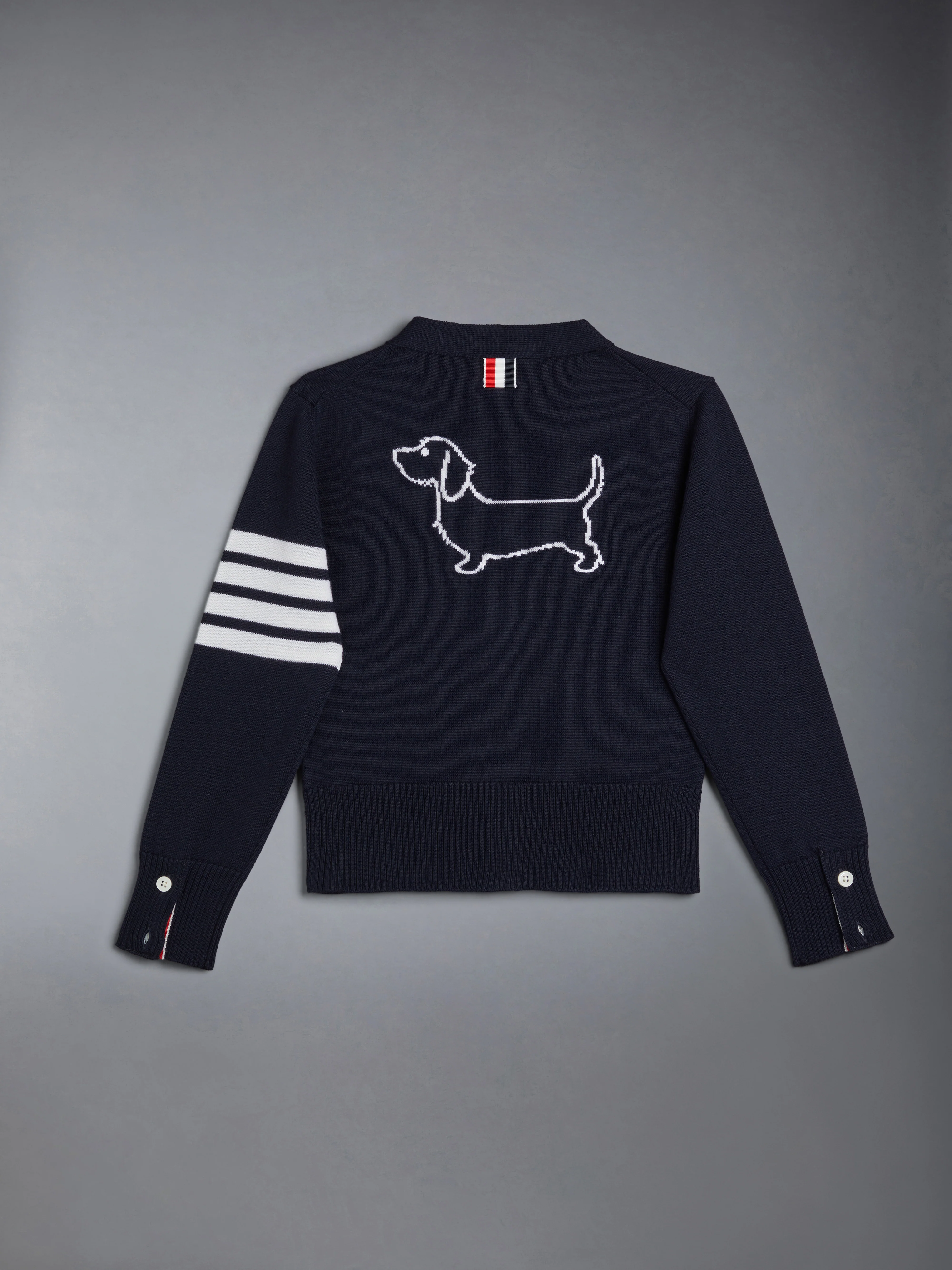 CHILDREN'S WOOL CASHMERE 4-BAR HECTOR CARDIGAN - Image 2