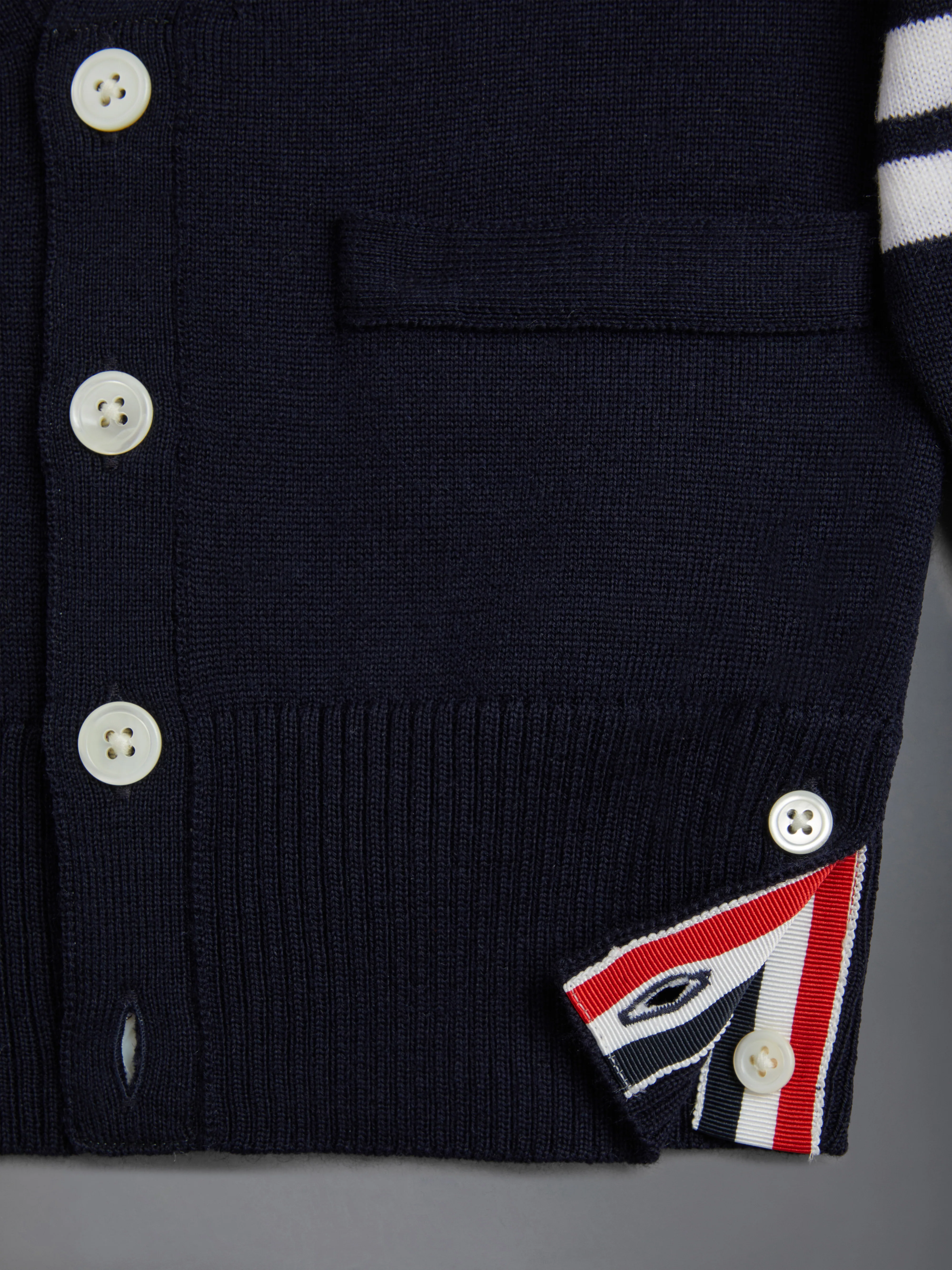 CHILDREN'S WOOL CASHMERE 4-BAR HECTOR CARDIGAN - Image 4