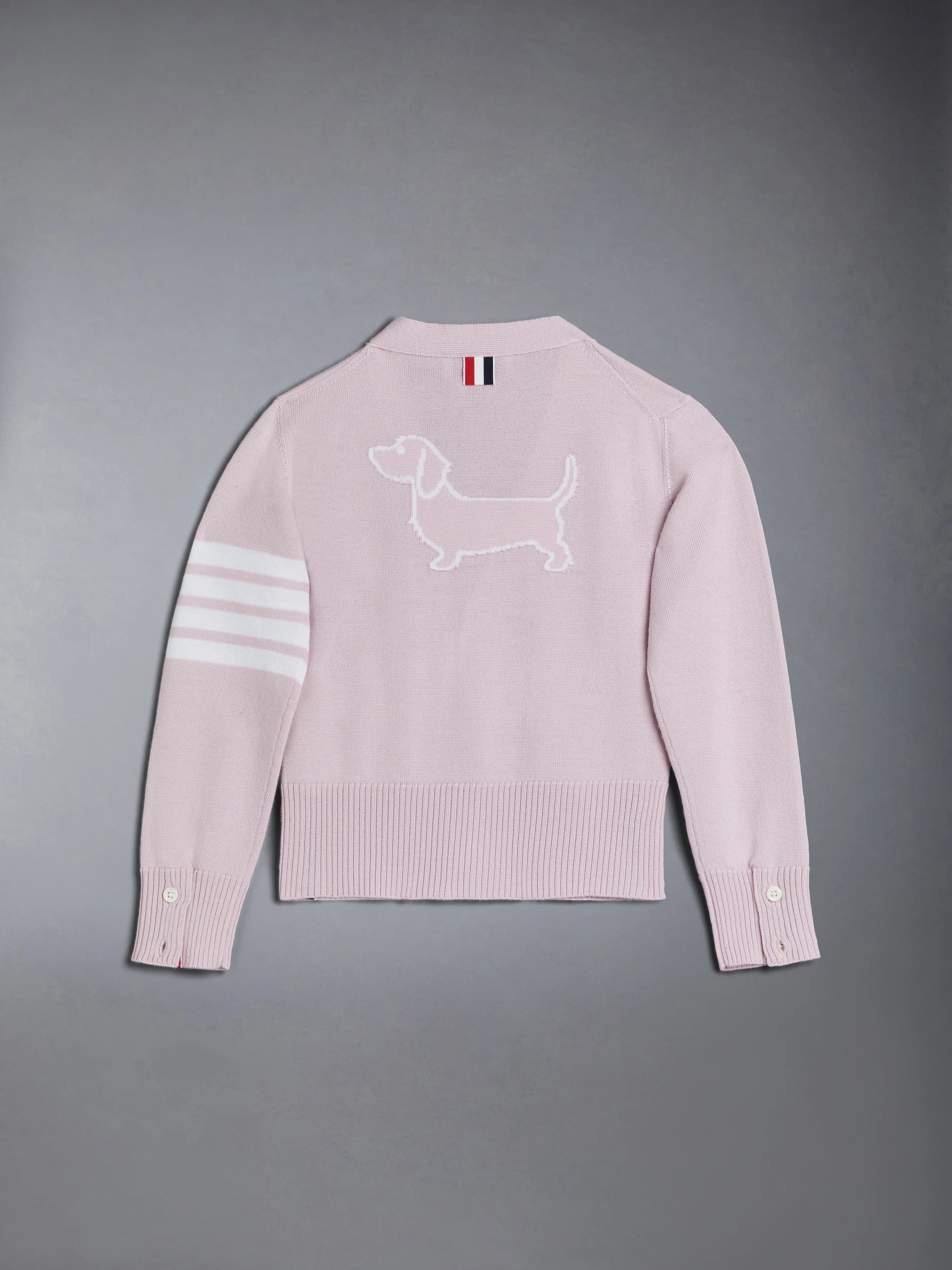 CHILDREN'S WOOL CASHMERE 4-BAR HECTOR CARDIGAN - Image 2