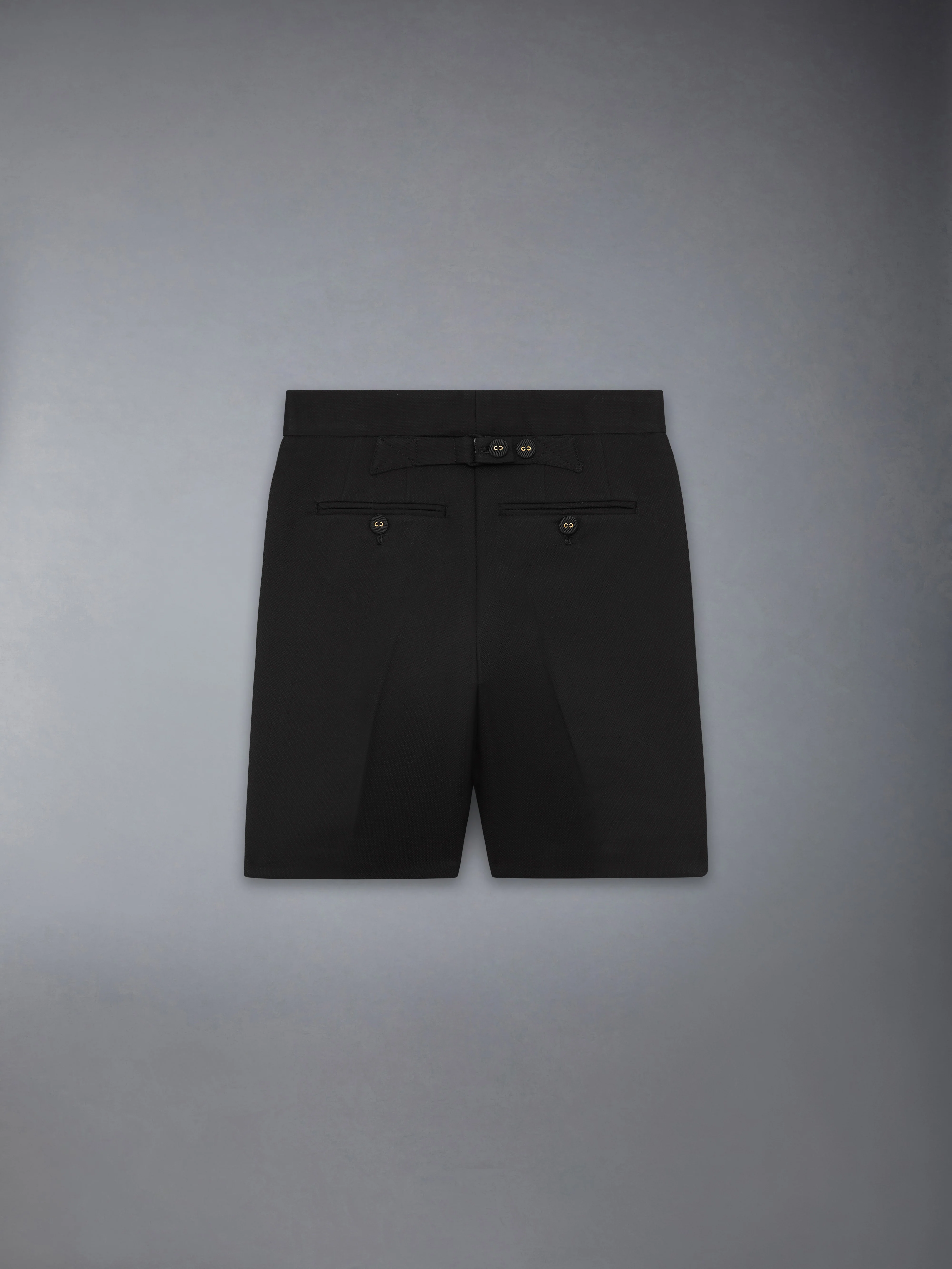 CHILDREN'S WOOL PIQUE TUXEDO BERMUDA SHORTS - Image 2