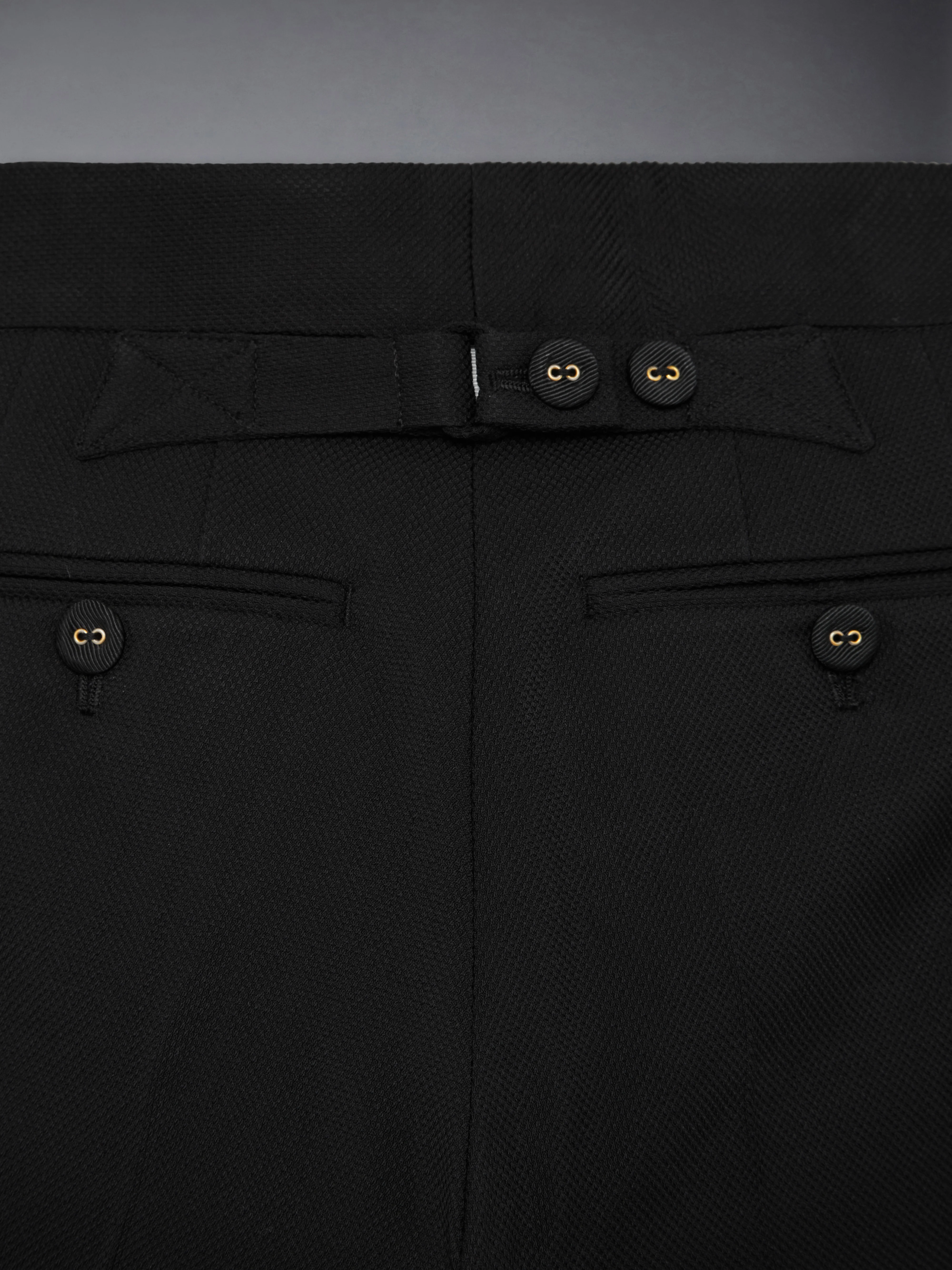 CHILDREN'S WOOL PIQUE TUXEDO BERMUDA SHORTS - Image 3