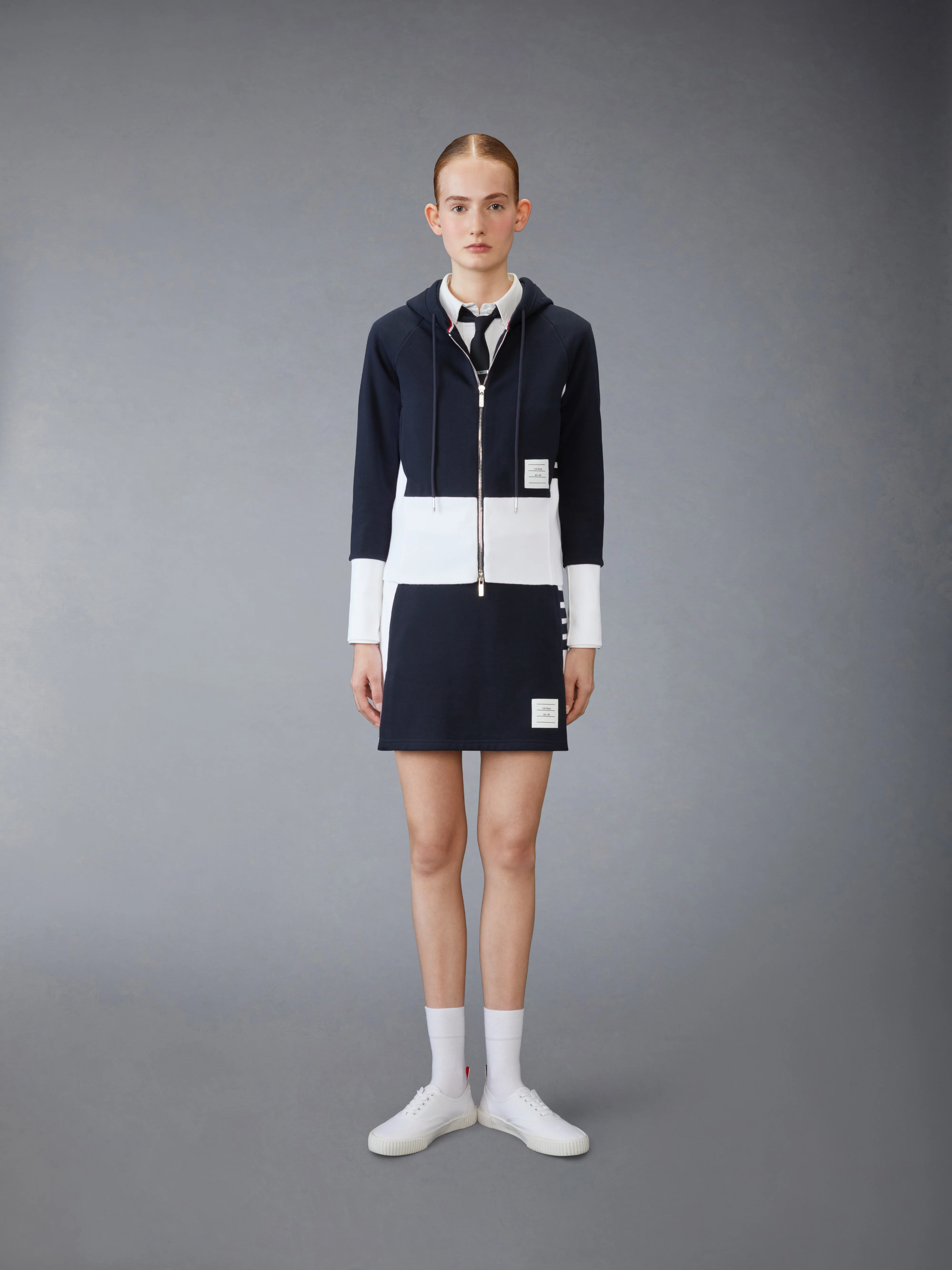 CLASSIC 4-BAR JERSEY MINI SKIRT - Image 4