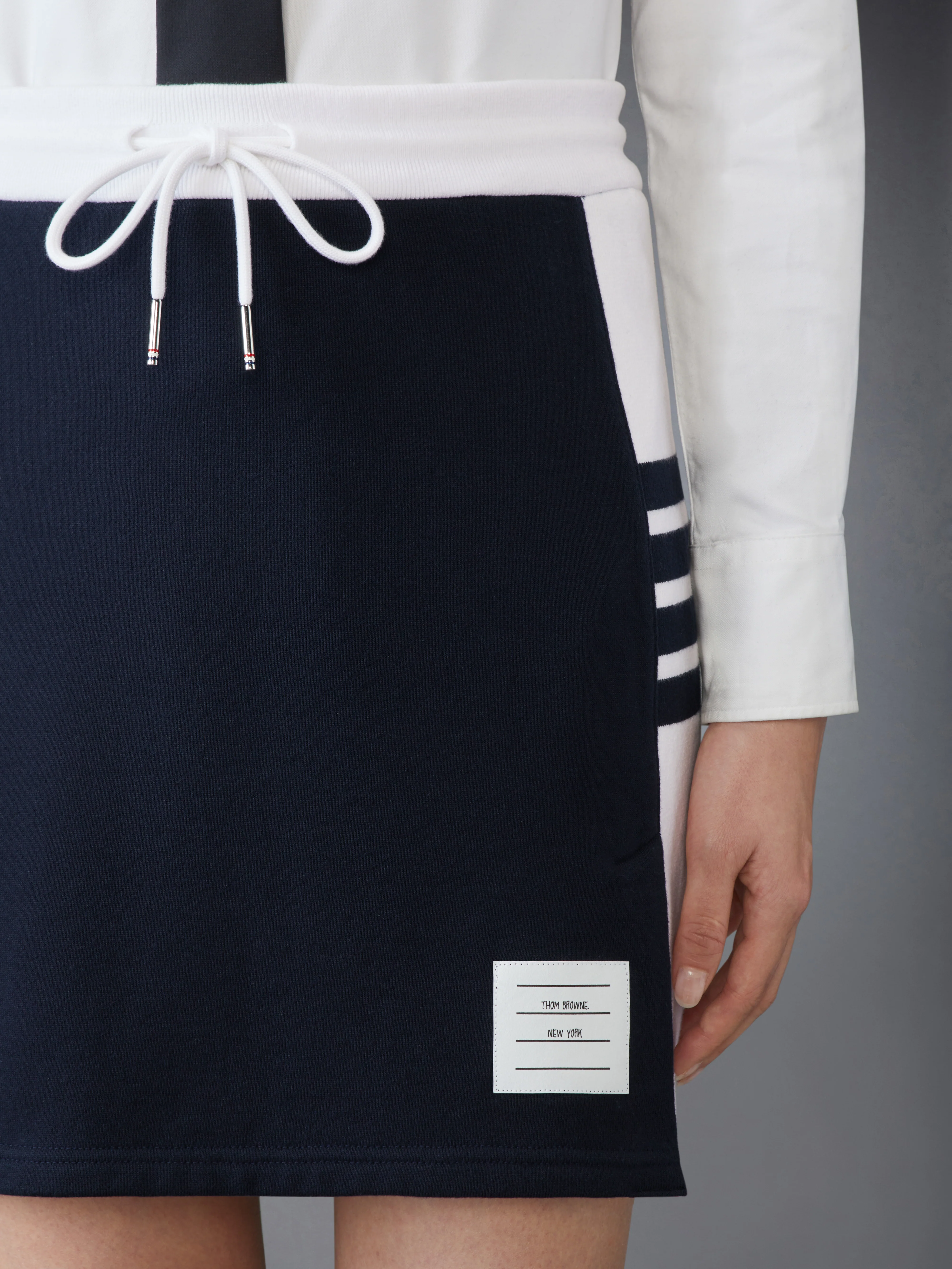 CLASSIC 4-BAR JERSEY MINI SKIRT - Image 5