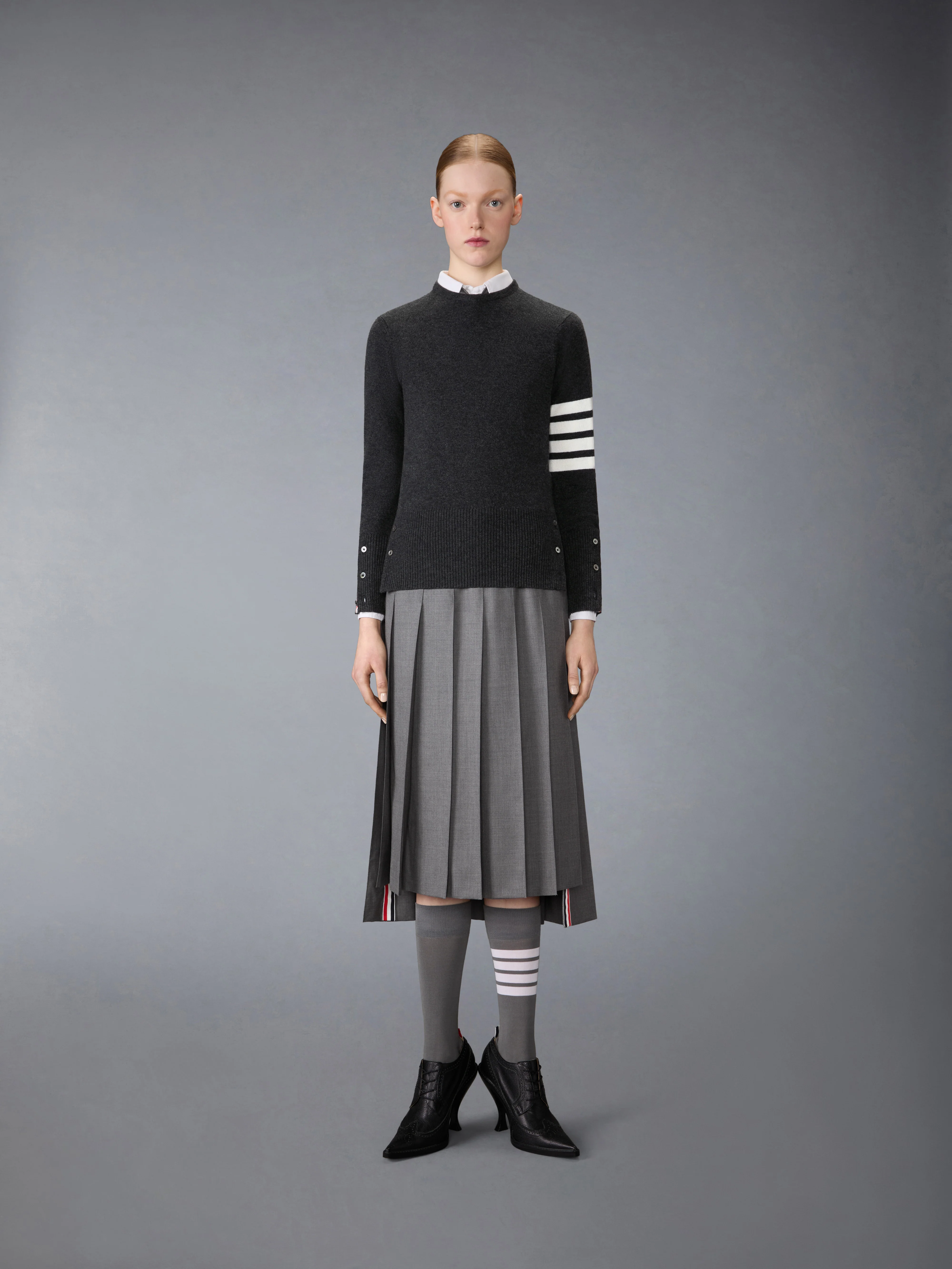 CLASSIC CASHMERE 4-BAR PULLOVER - Image 2